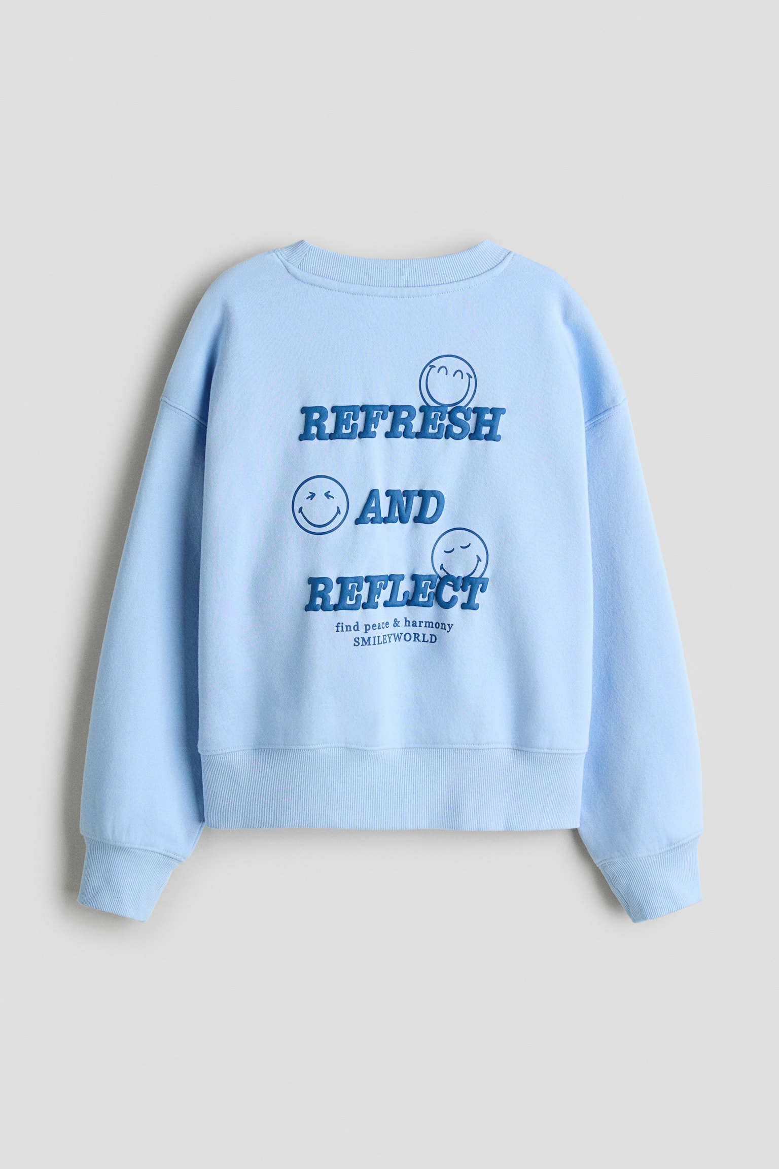 Sudadera con diseño - Azul claro/SmileyWorld®/Gris jaspeado/Pompompurin/Morado tenue/Hello Kitty - 7