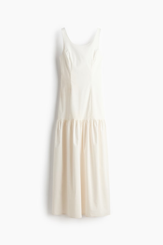 Женские платья H&M Flared-Skirt Low-Back Dress