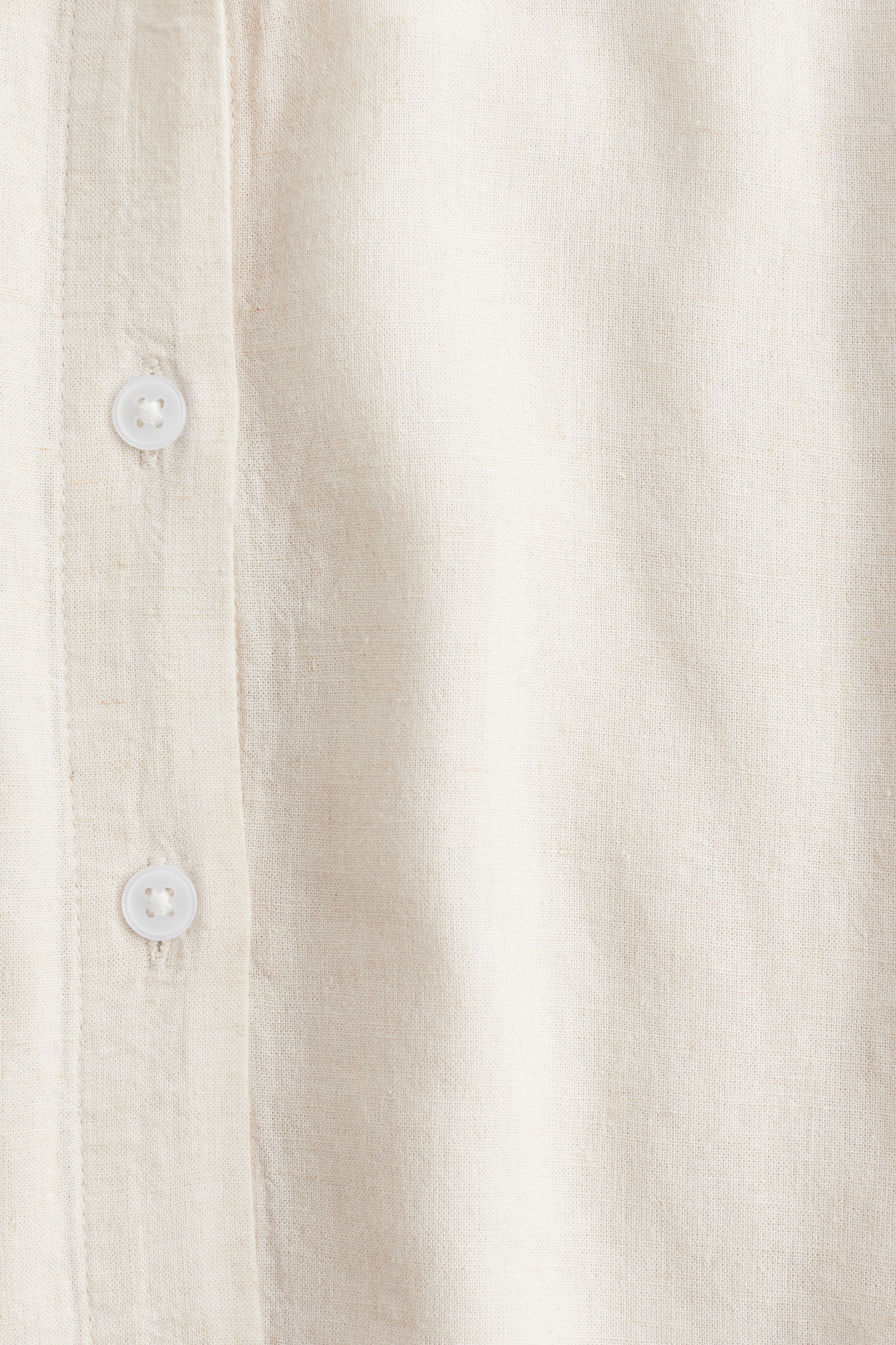 Linen-blend shirt
