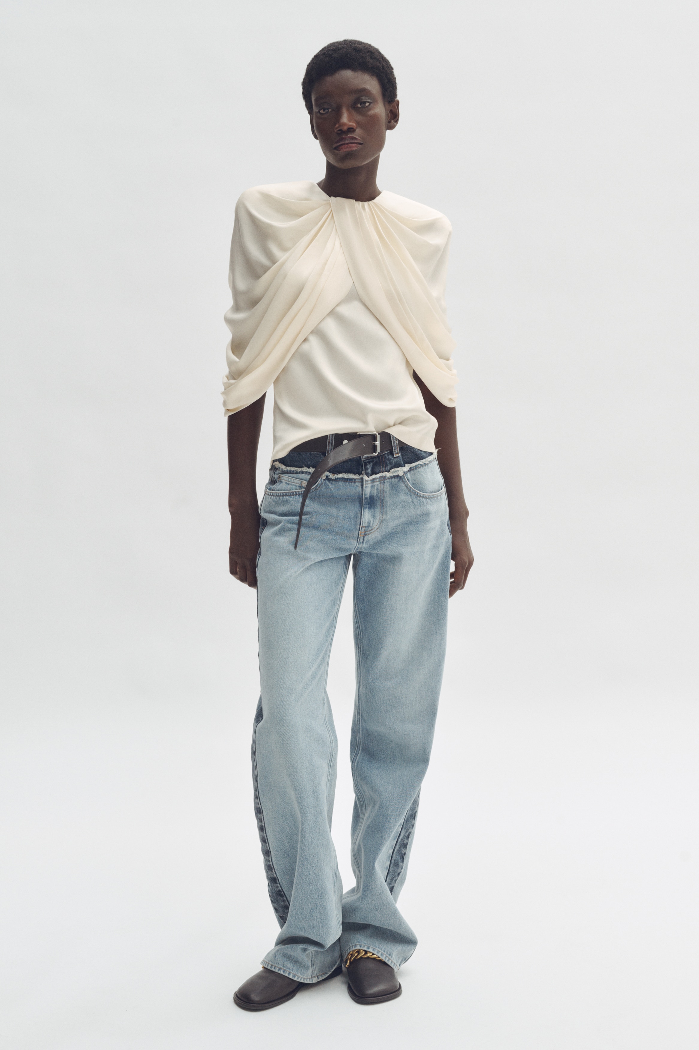 Draped Satin Top from H&M - $109