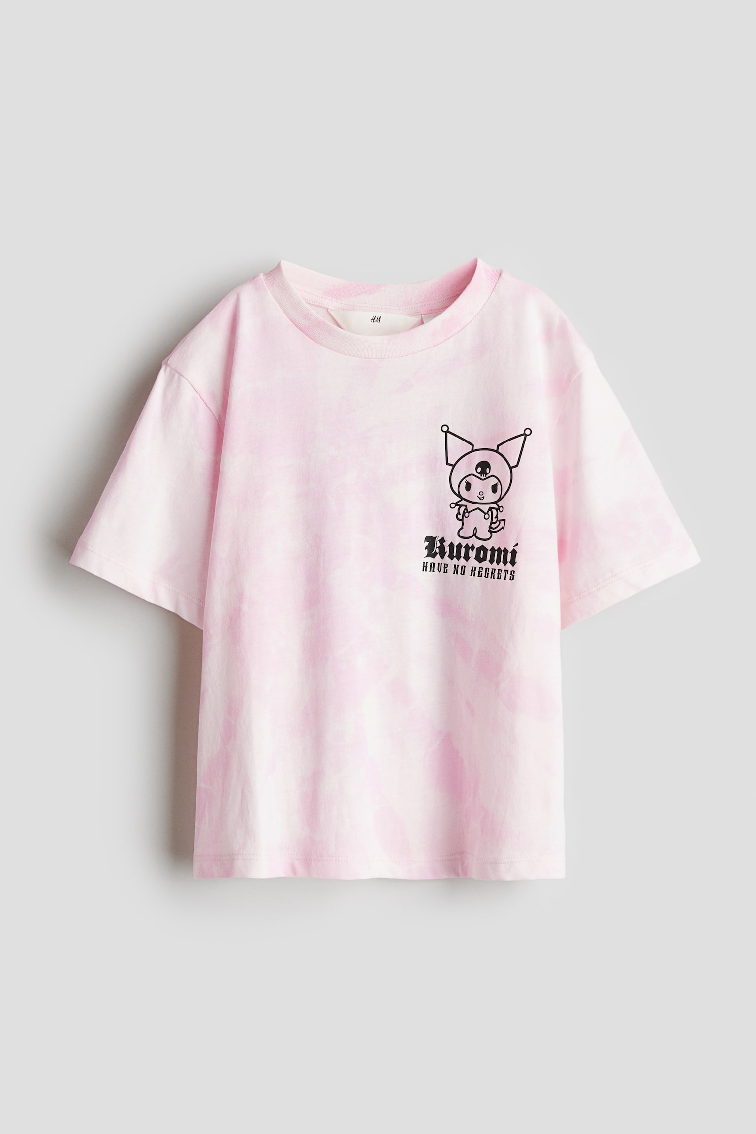 Print Tee - Light pink/Kuromi/Beige/SmileyWorld® - 1