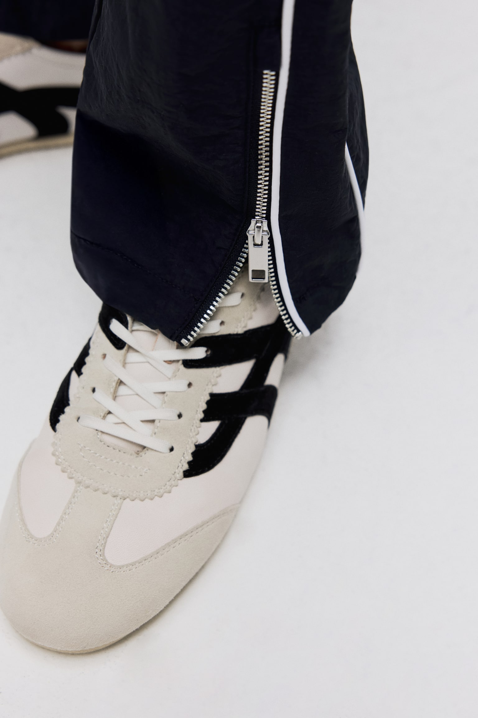 Tapered track pants - Bleu marine - 5