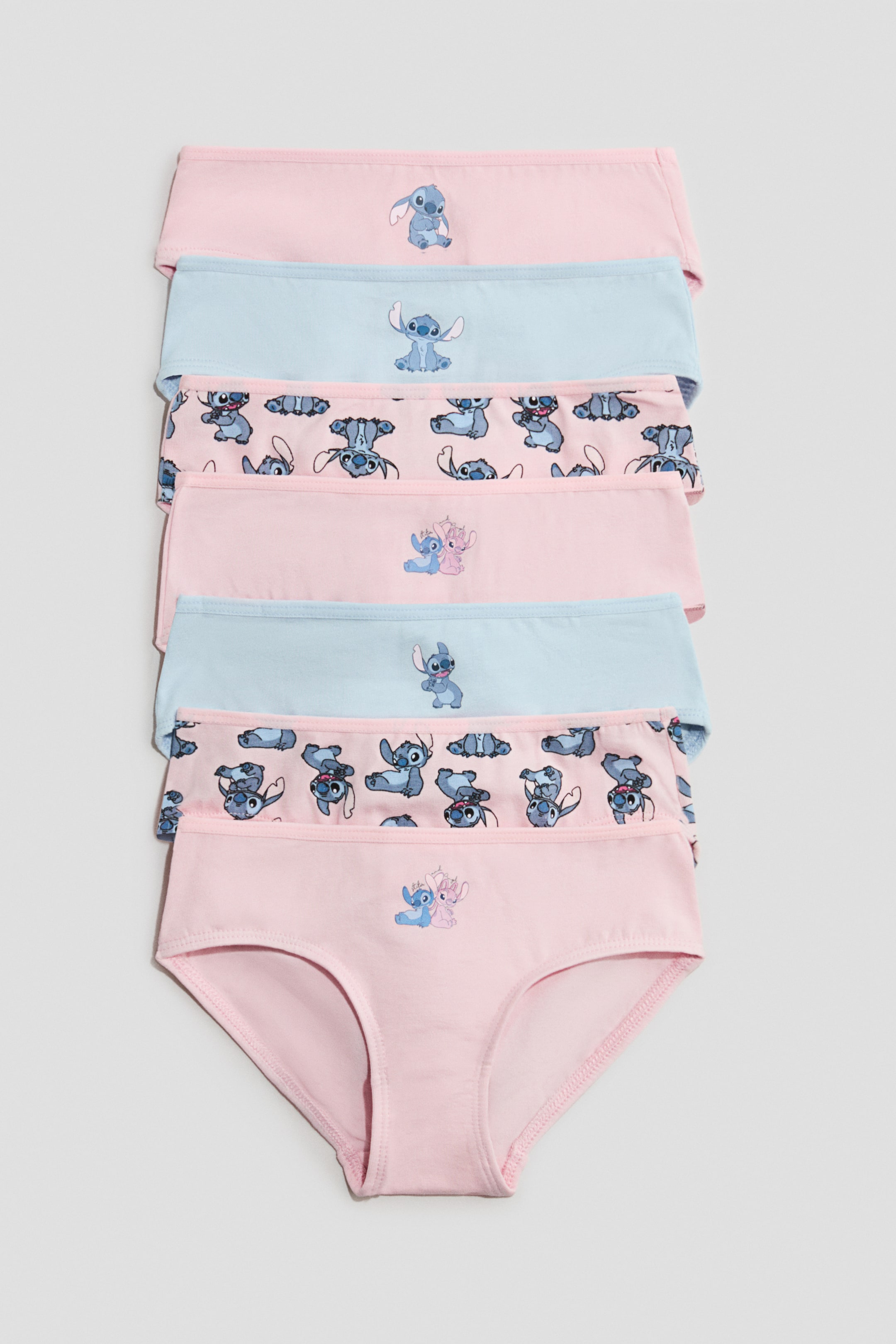 Büyük resmi görüntüle: 7’li Pamuklu Külot - Açık pembe/Lilo&Stitch - ÇOCUK | H&M TR 1