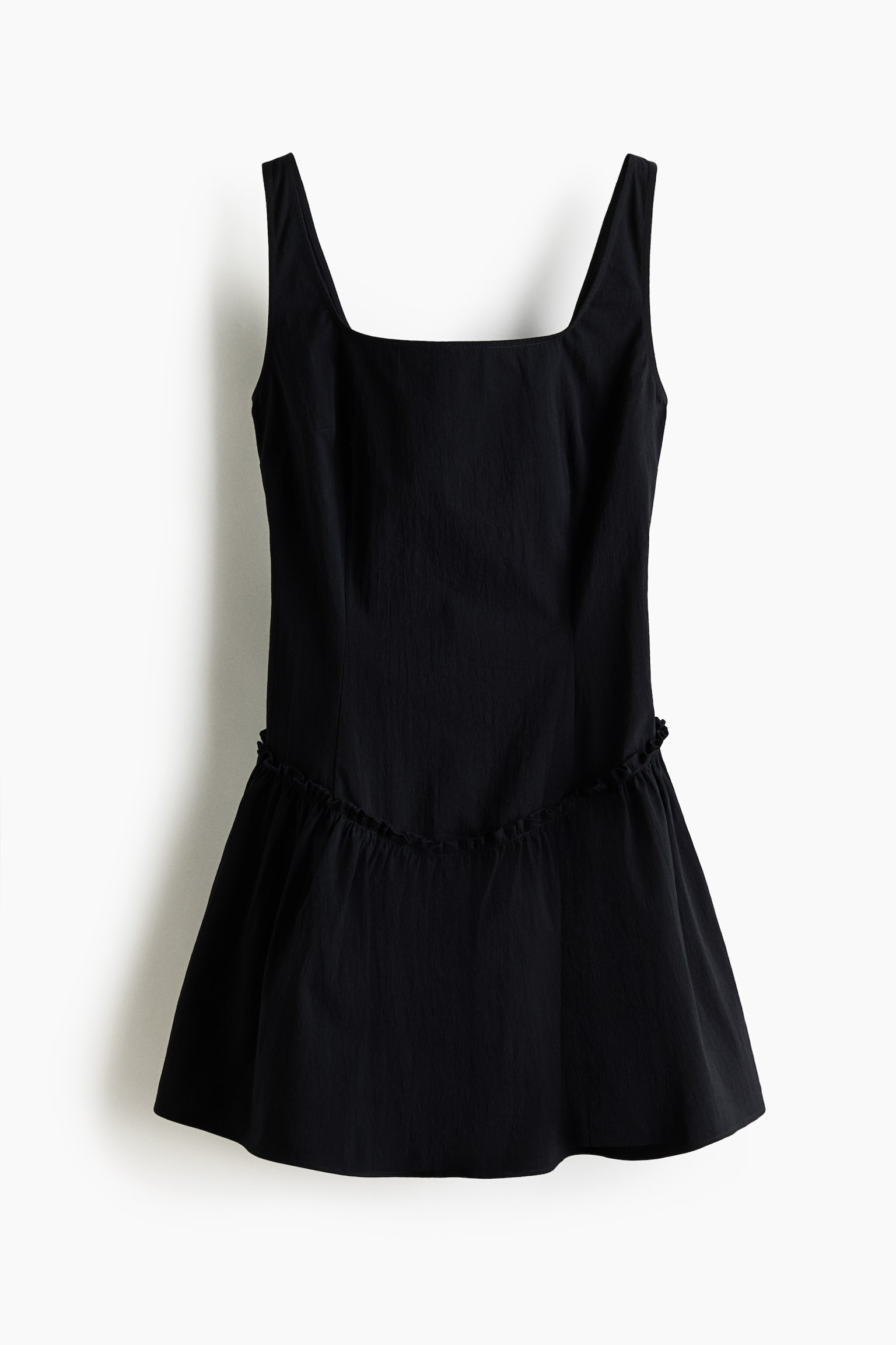 Flared-skirt crêpe dress - 2