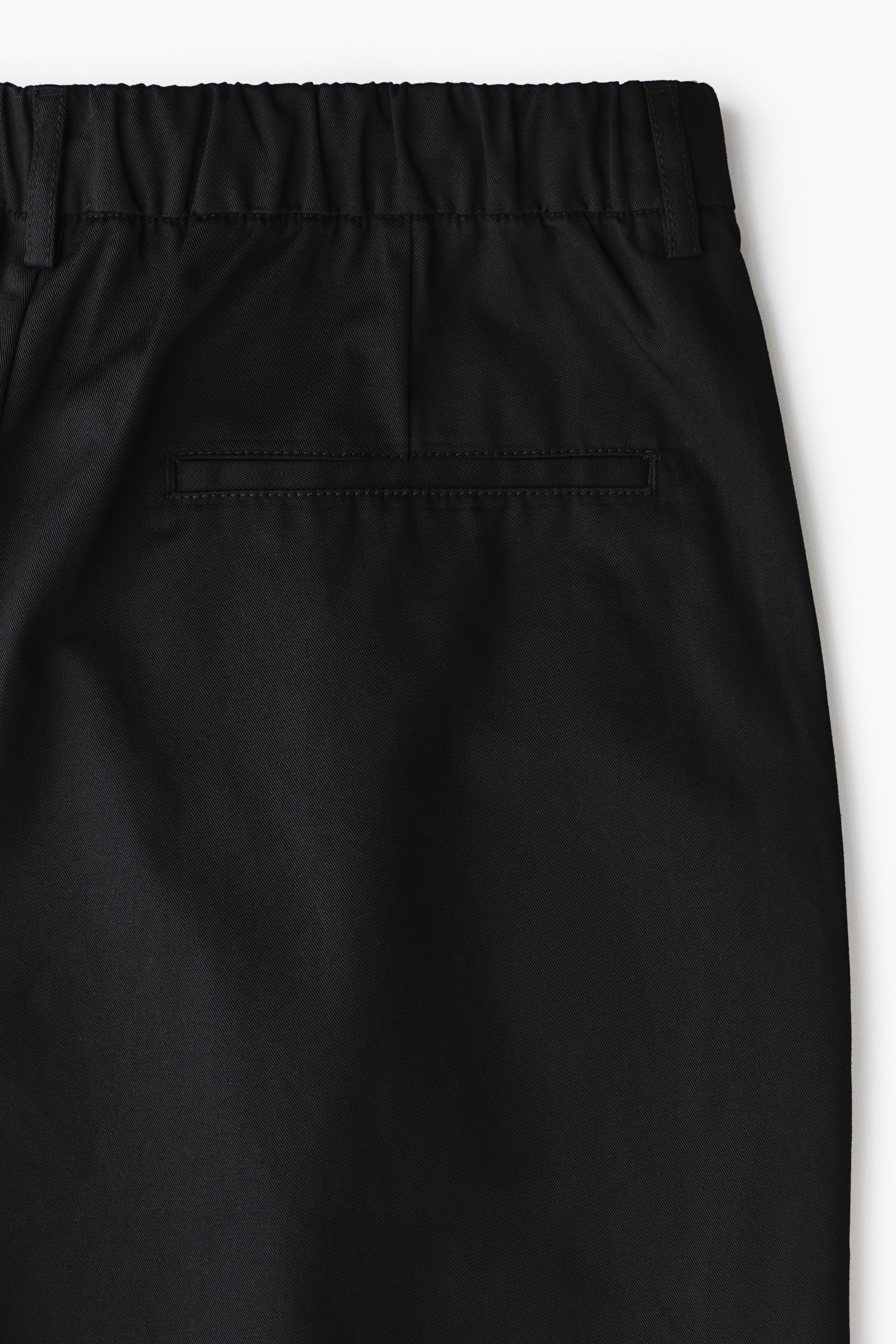 拡大画像を表示: Loose Fit Cotton trousers - ブラック - Men | H&M JP 3