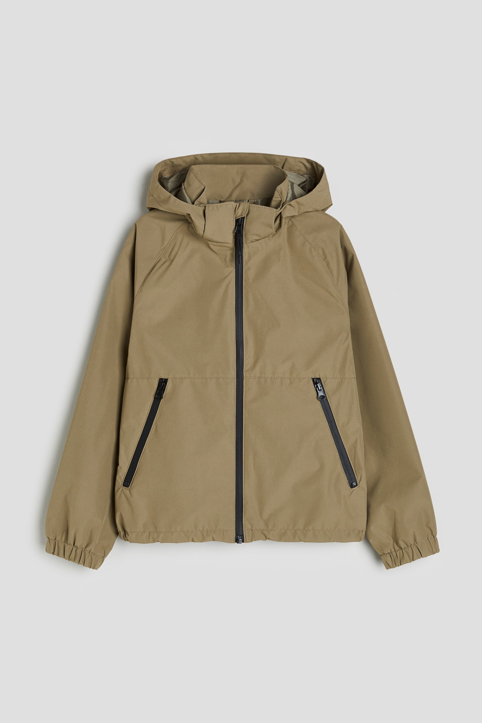 Water Repellent Windbreaker - Olive green/Black - 1