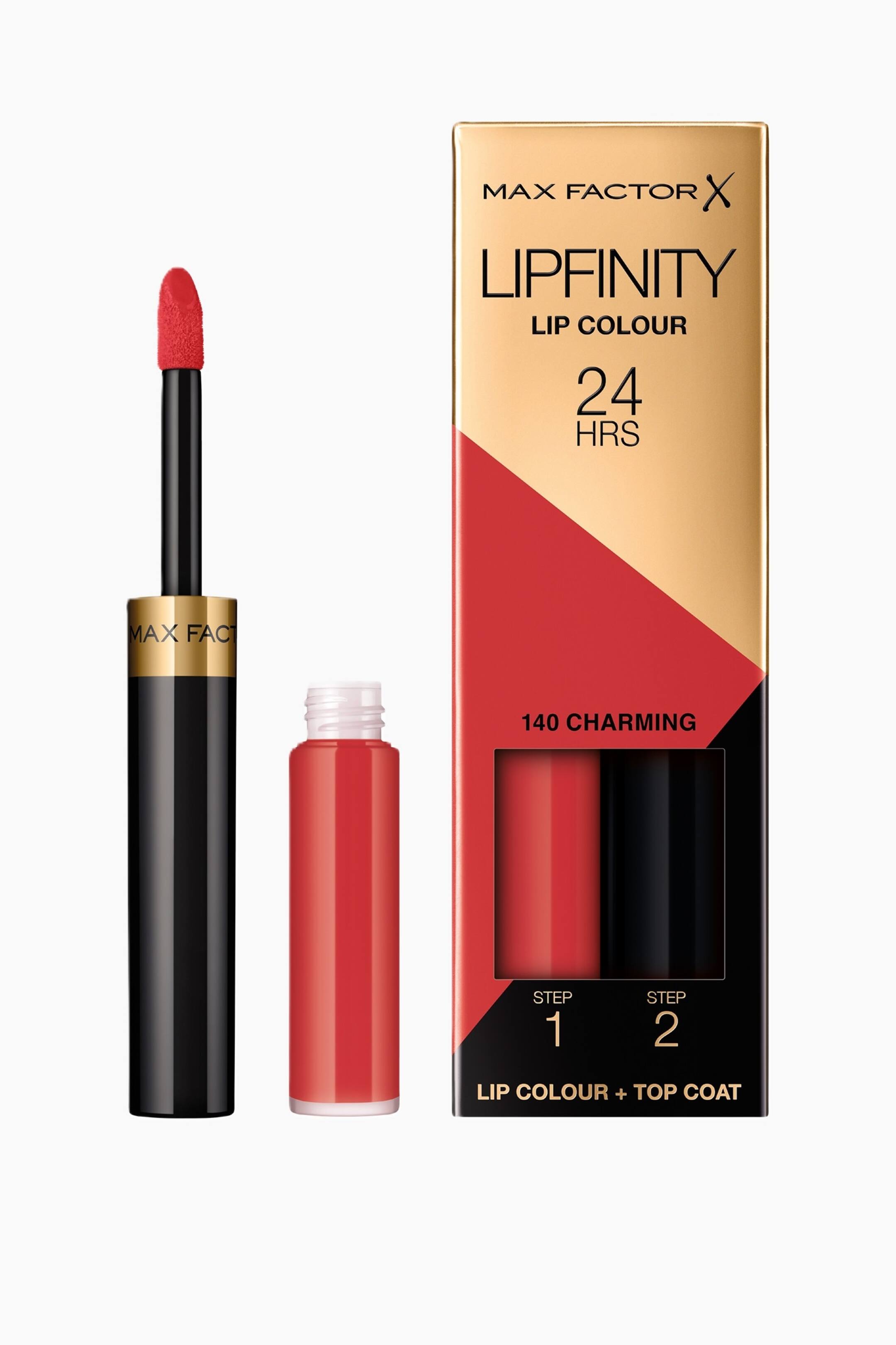 Visa större bild: Lipfinity Lip Colour - 140 Charming - Max Factor - Beauty all | H&M SE 1