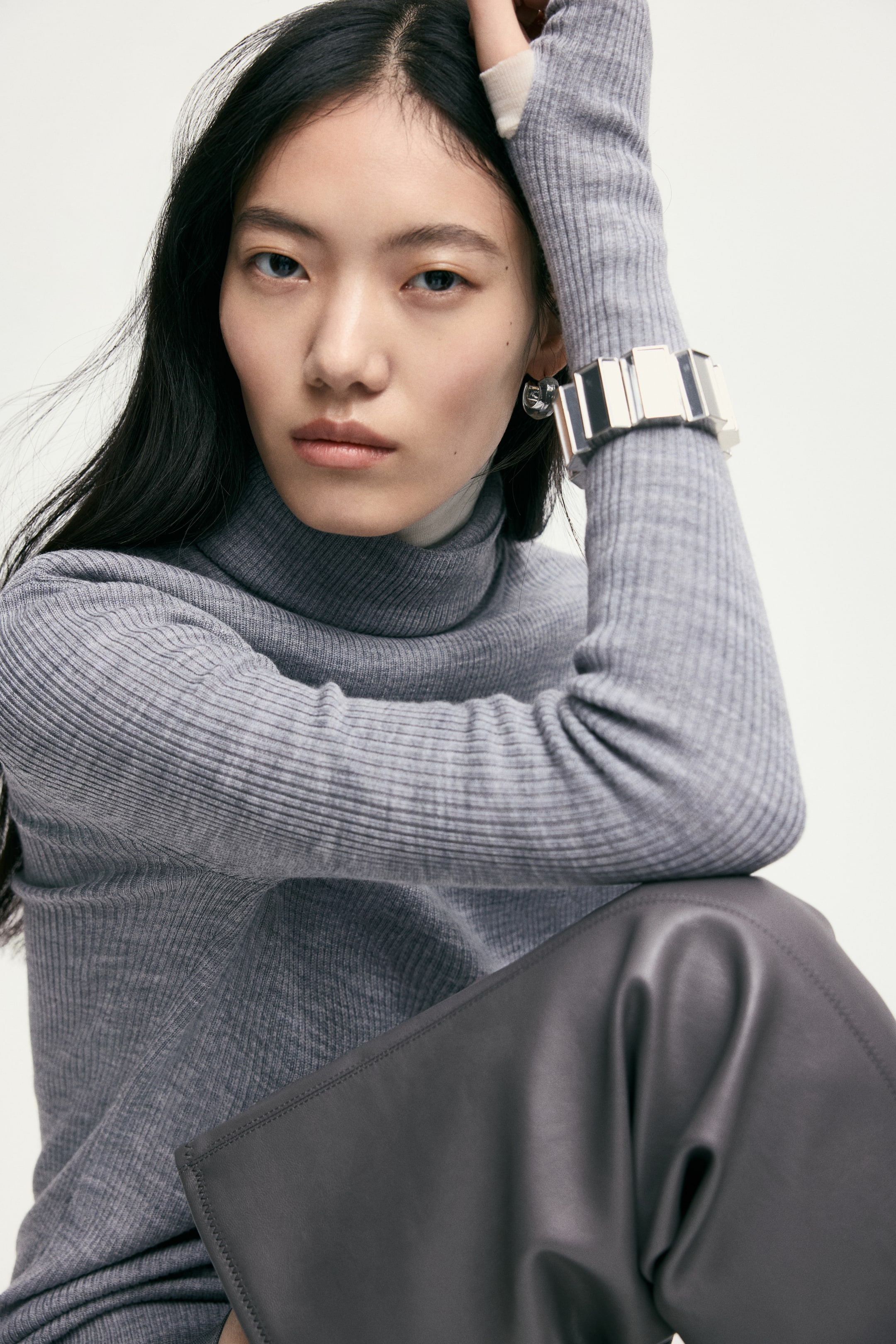 View larger image: Chunky bracelet - Silver-coloured - Ladies | H&M MY 1