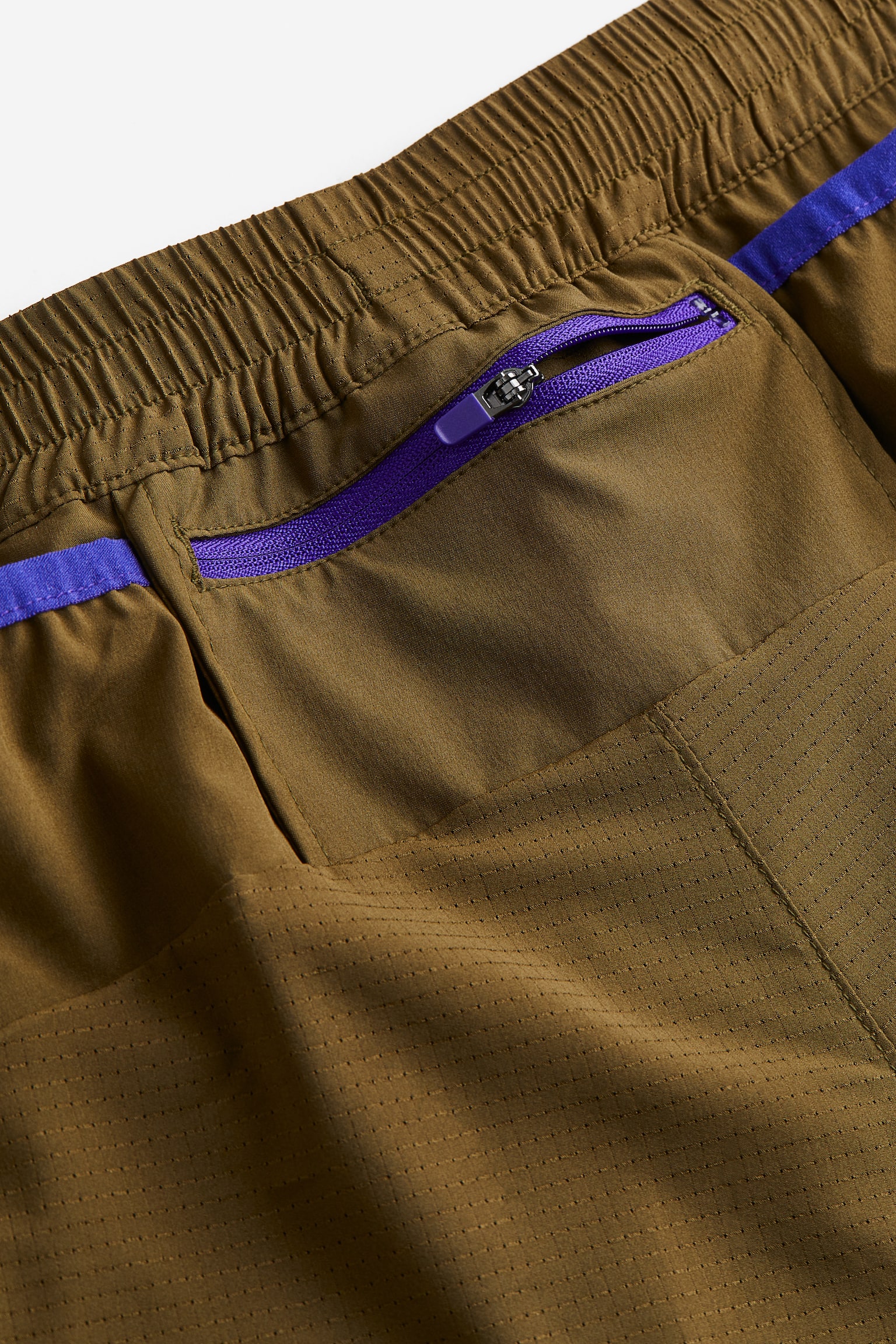 Short Running Shorts In DryMove™ - Dark khaki green/Dark grey - 2