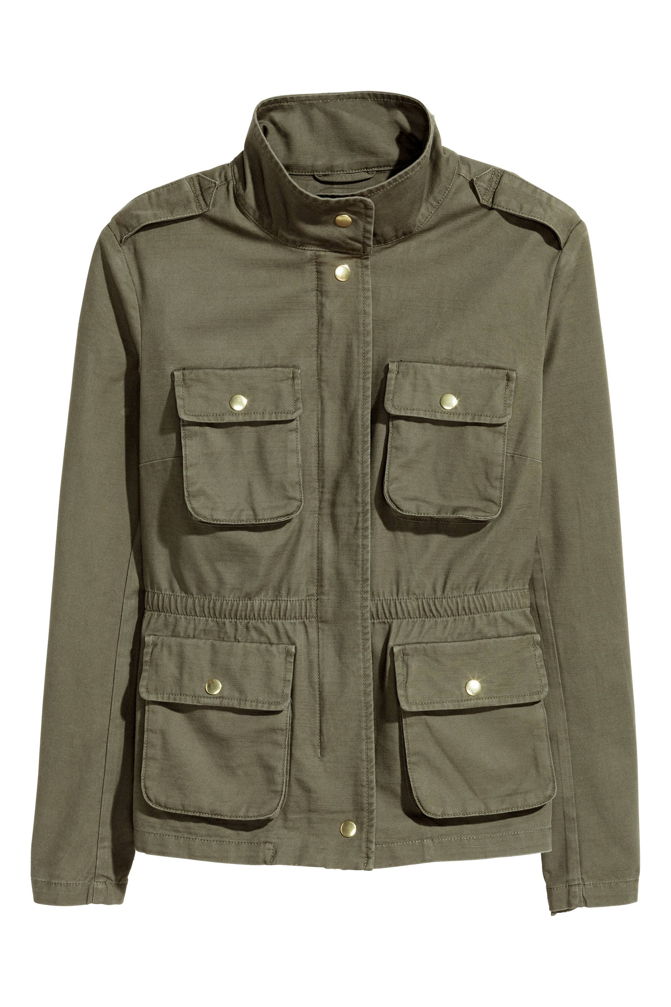View larger image: Utility jacket - Khaki green - Ladies | H&M GB 1