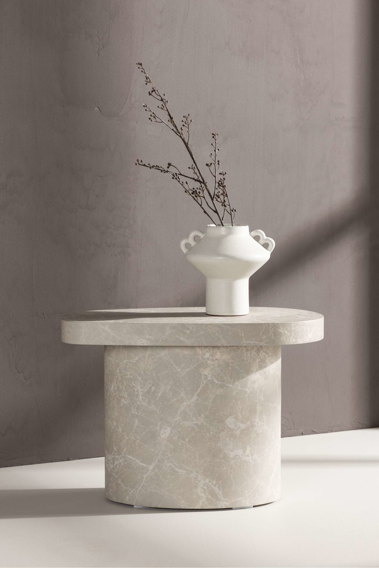 Båstad Side Table - Mdf, Light Grey