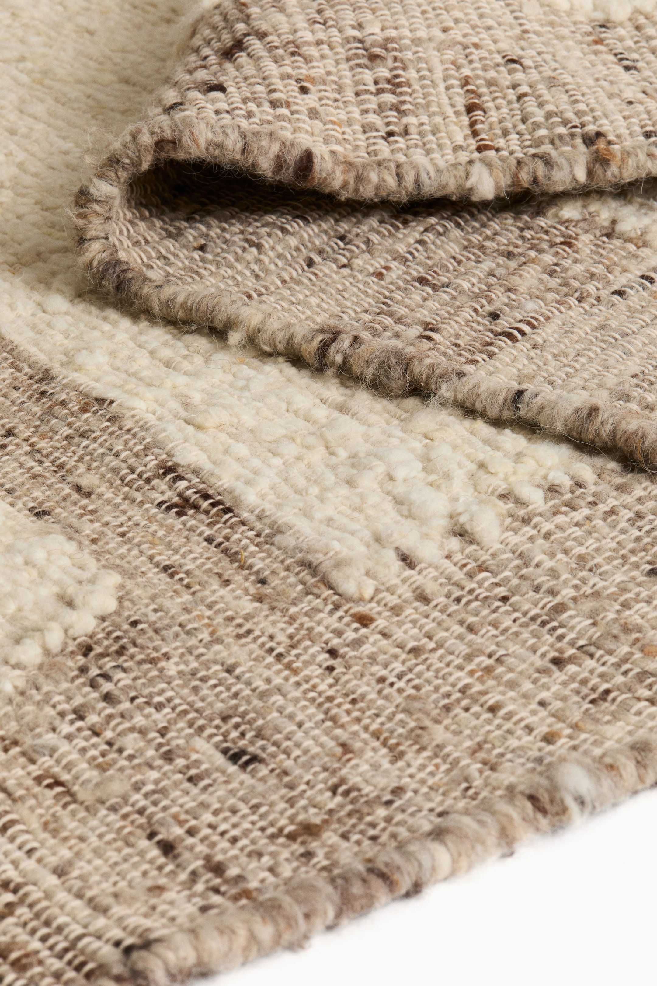 View larger image: Wool-blend rug - Beige marl - Home All | H&M GB 3
