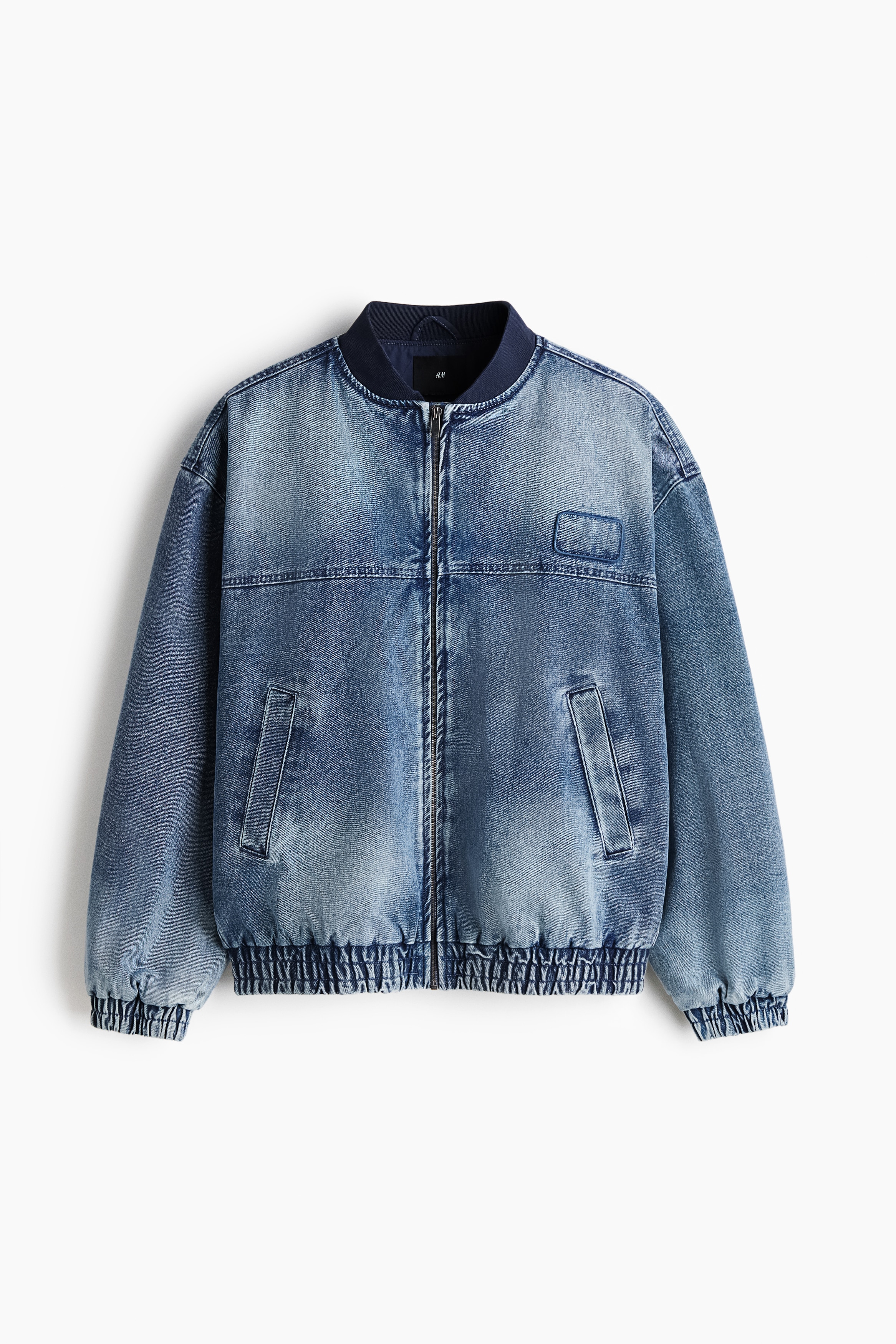 パッデッドデニムジャケット - デニムブルー/デニムブラック