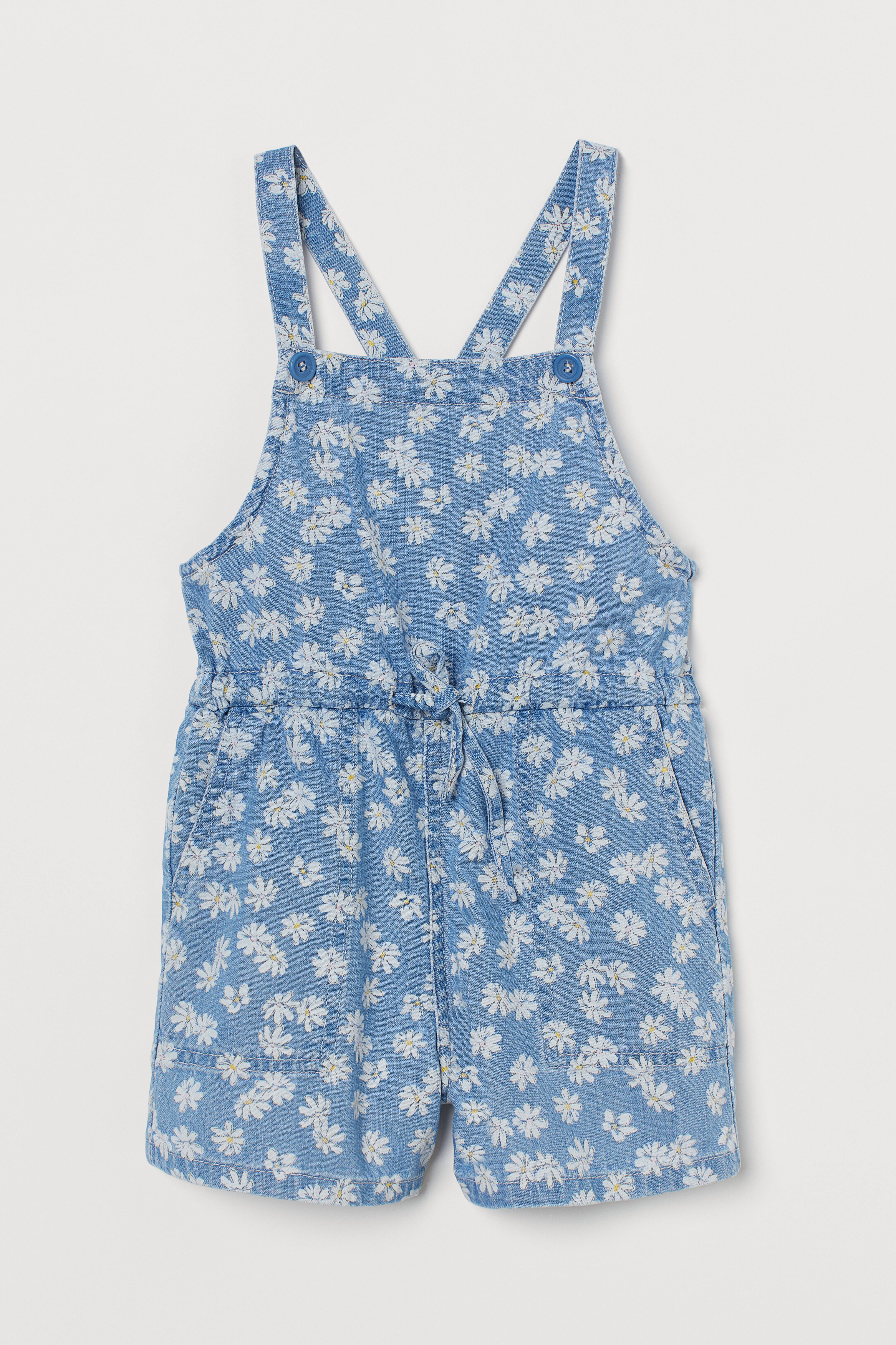 Shops floral overall shorts