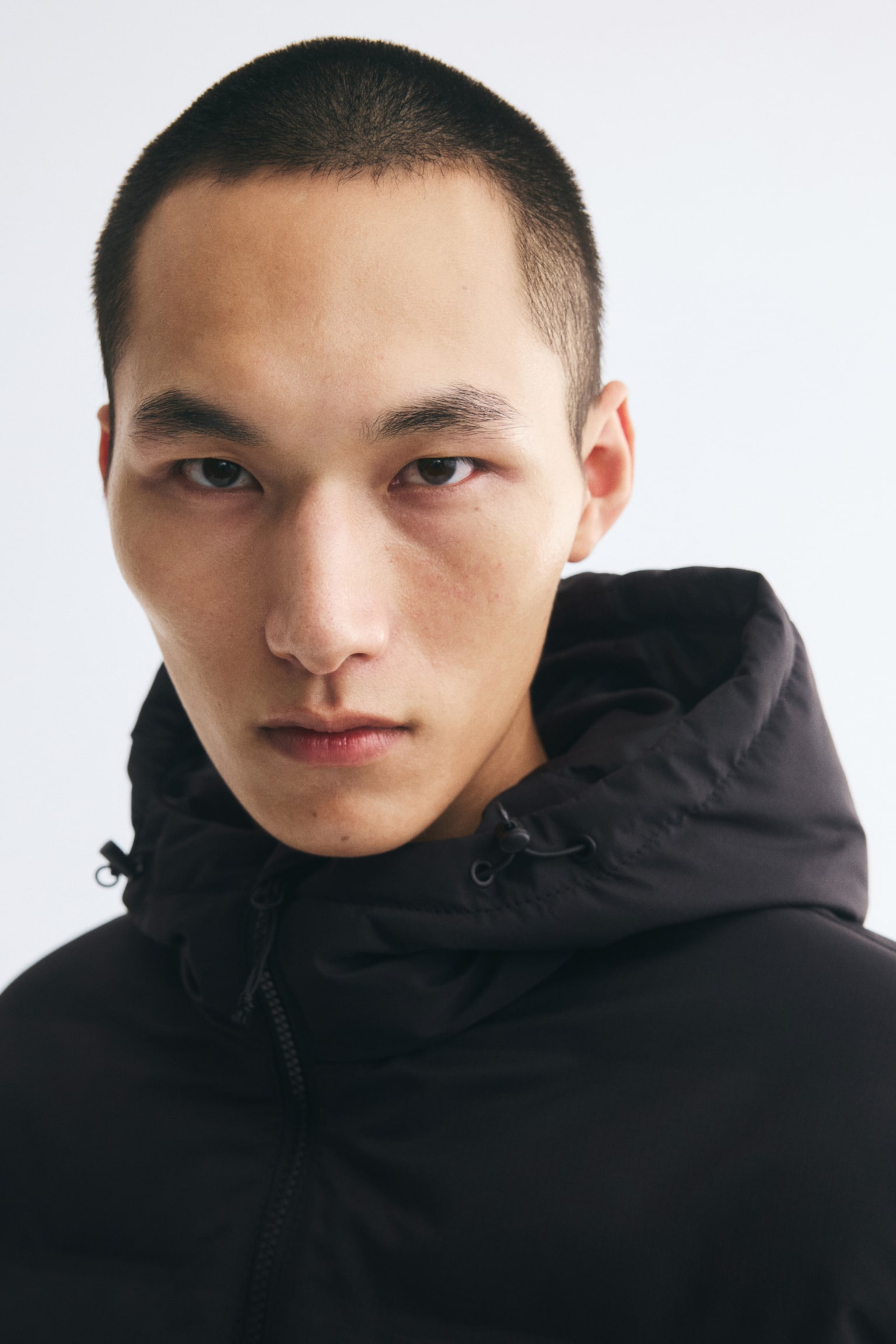 Мужская куртка H&M Padded Windproof and Water-Repellent, цвет: Чёрный — фото 5