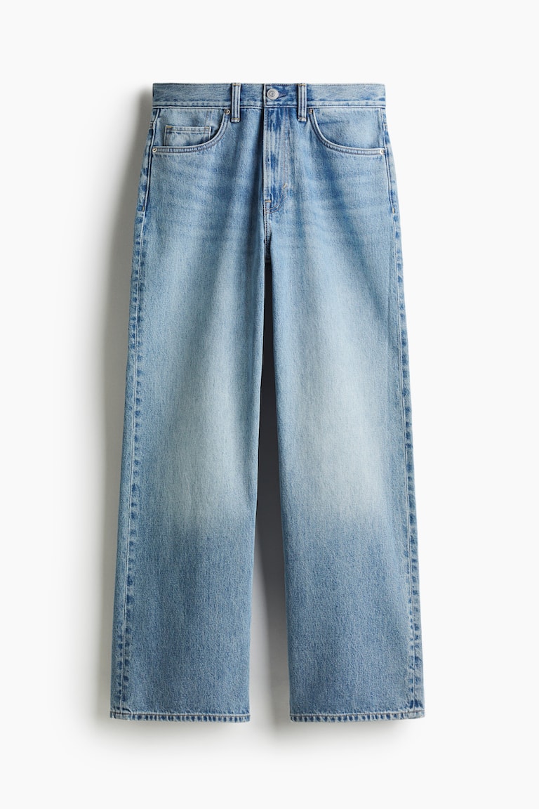 Loose Straight High Jeans