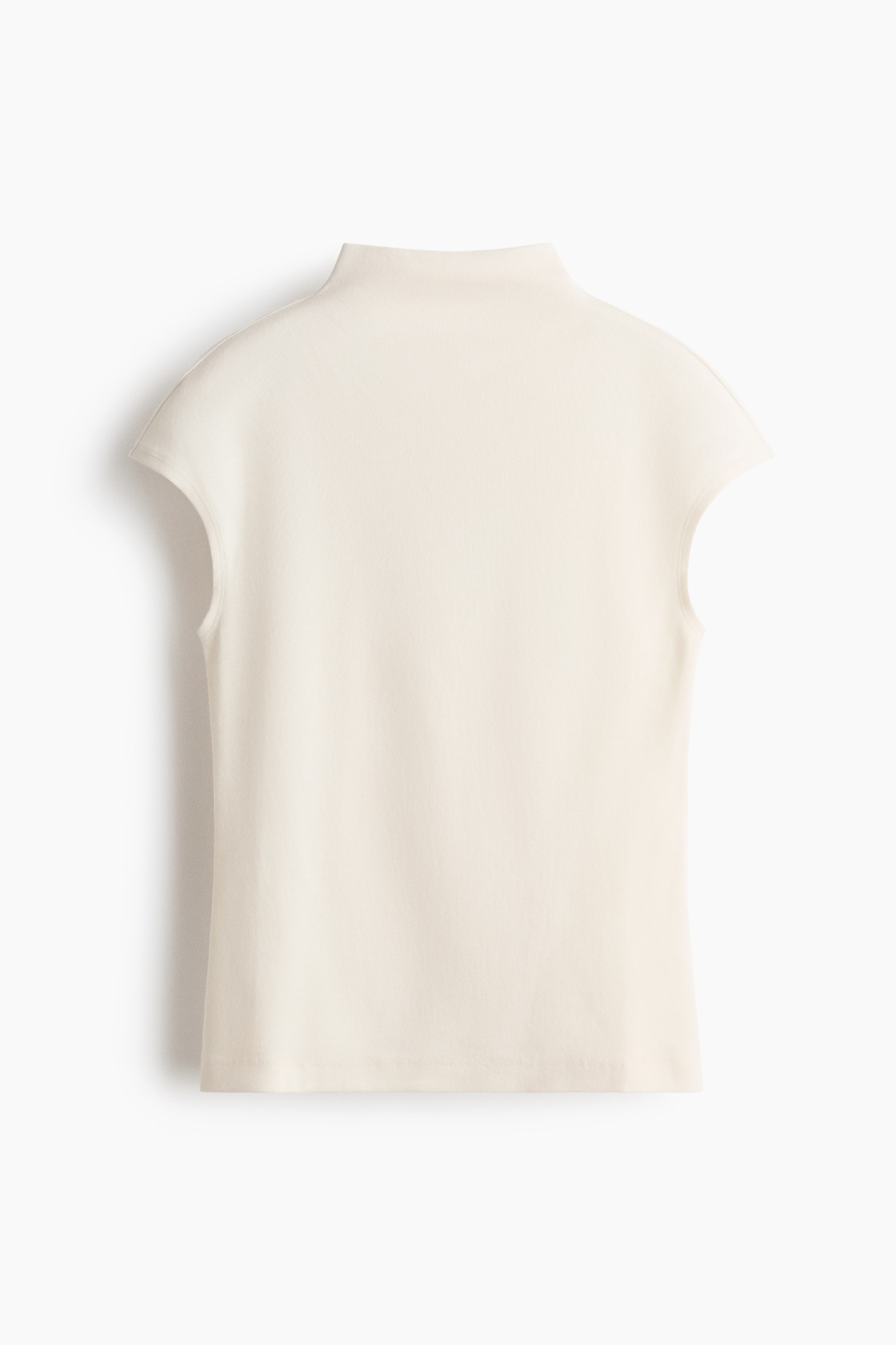 Stand-Up Collar Jersey Top