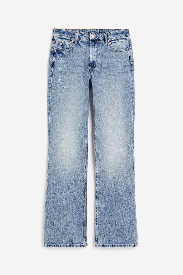 ブーツカットハイデニム - ライトデニムブルー - レディース | H&M JP
