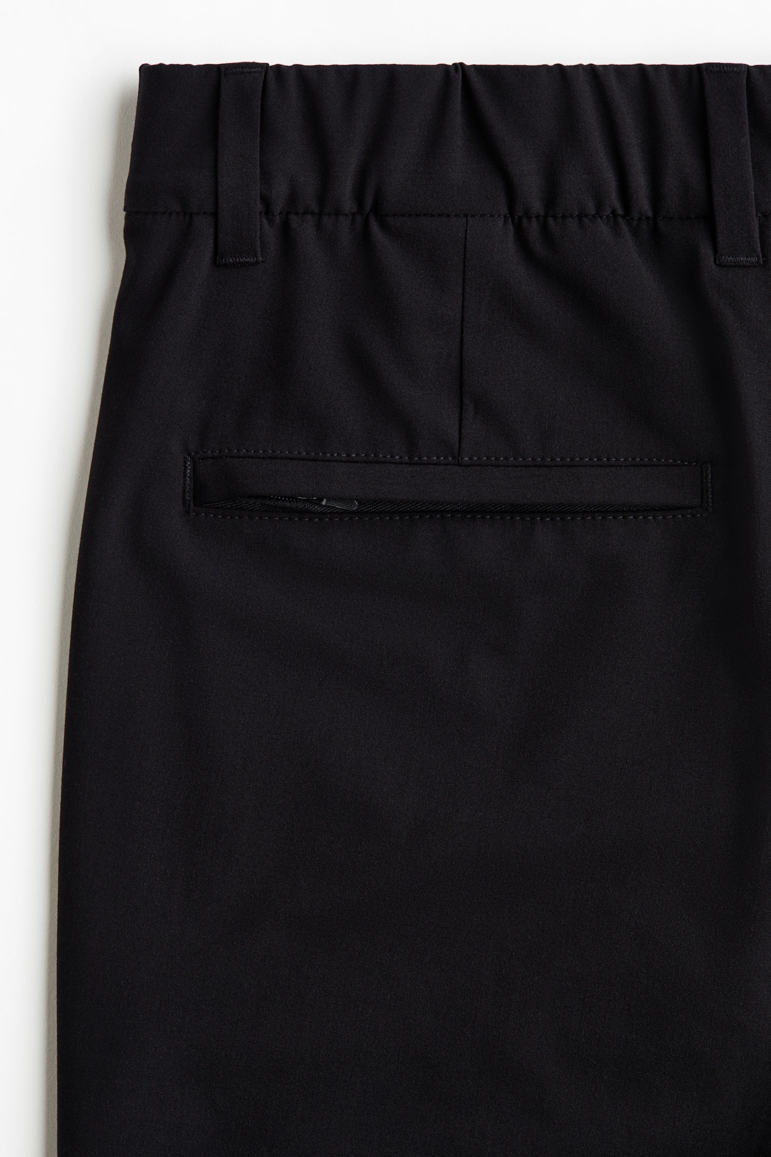 Chinos cortos Four-way stretch Loose Fit-Negro - 2