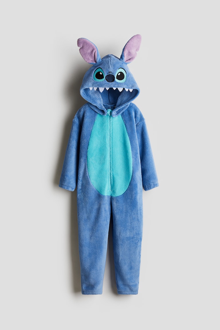 Boys - Blue/Lilo & Stitch Costume - Size: 4-6Y