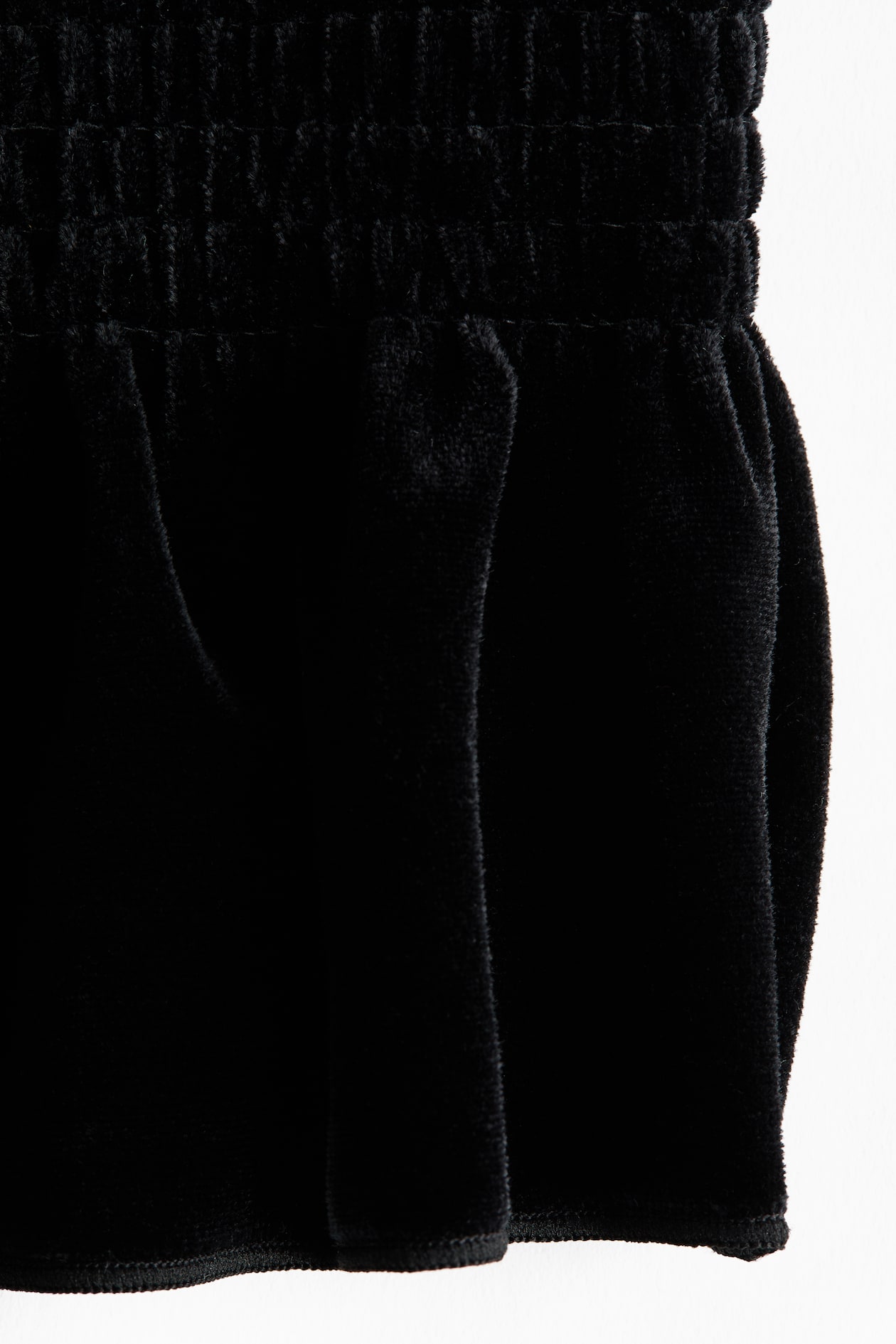 Smocked Velour Bandeau Top - image 3