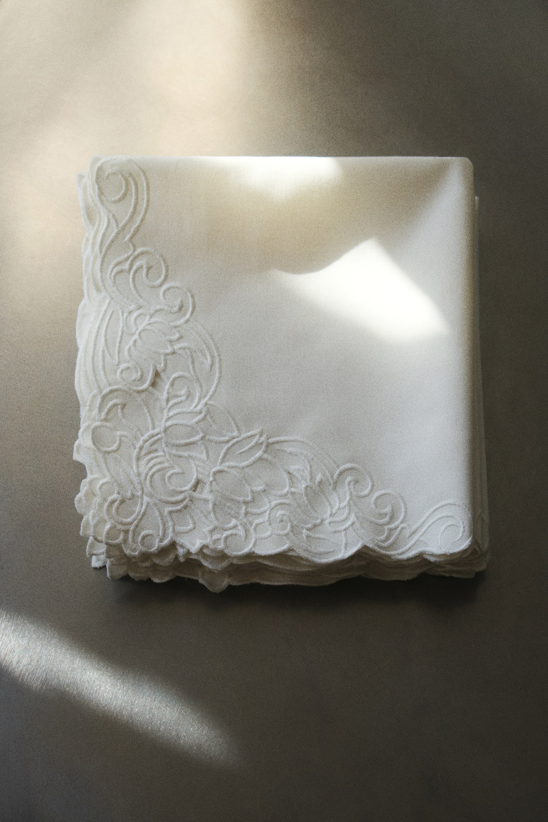 2-Pack Embroidered-Detail Placemats