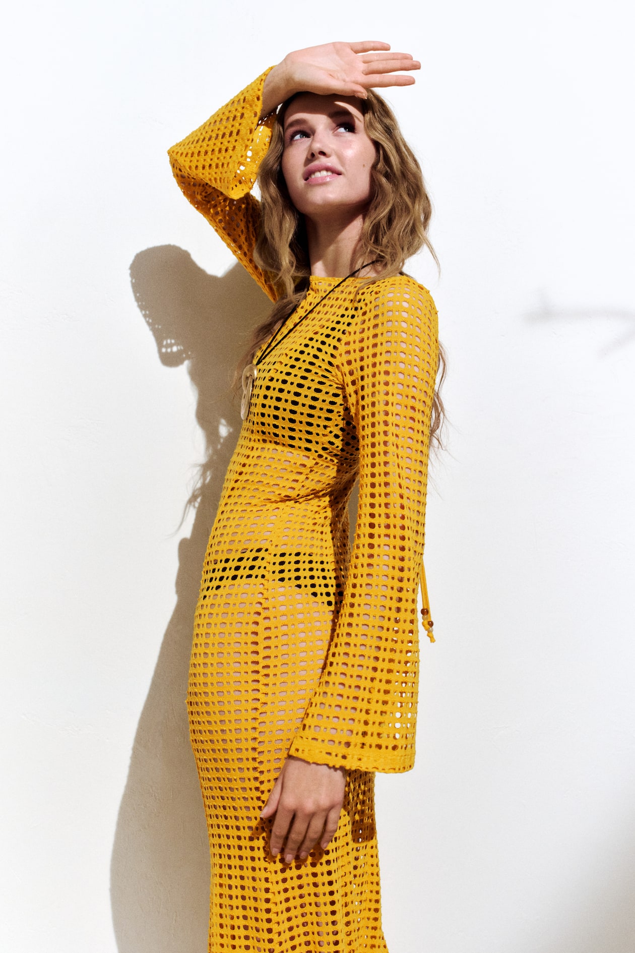 Pointelle-Jersey Maxi Dress - image 4