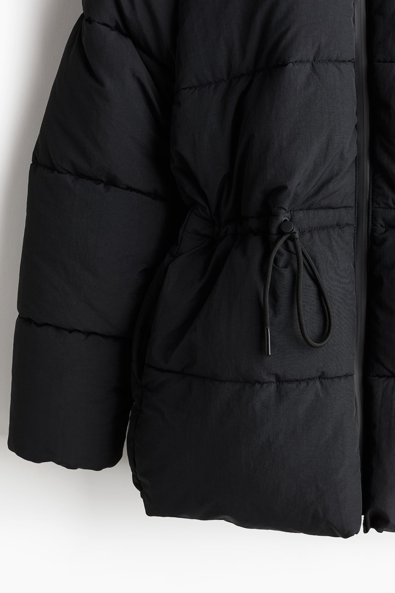 Oversized Drawstring-Waist Puffer Jacket - image 2