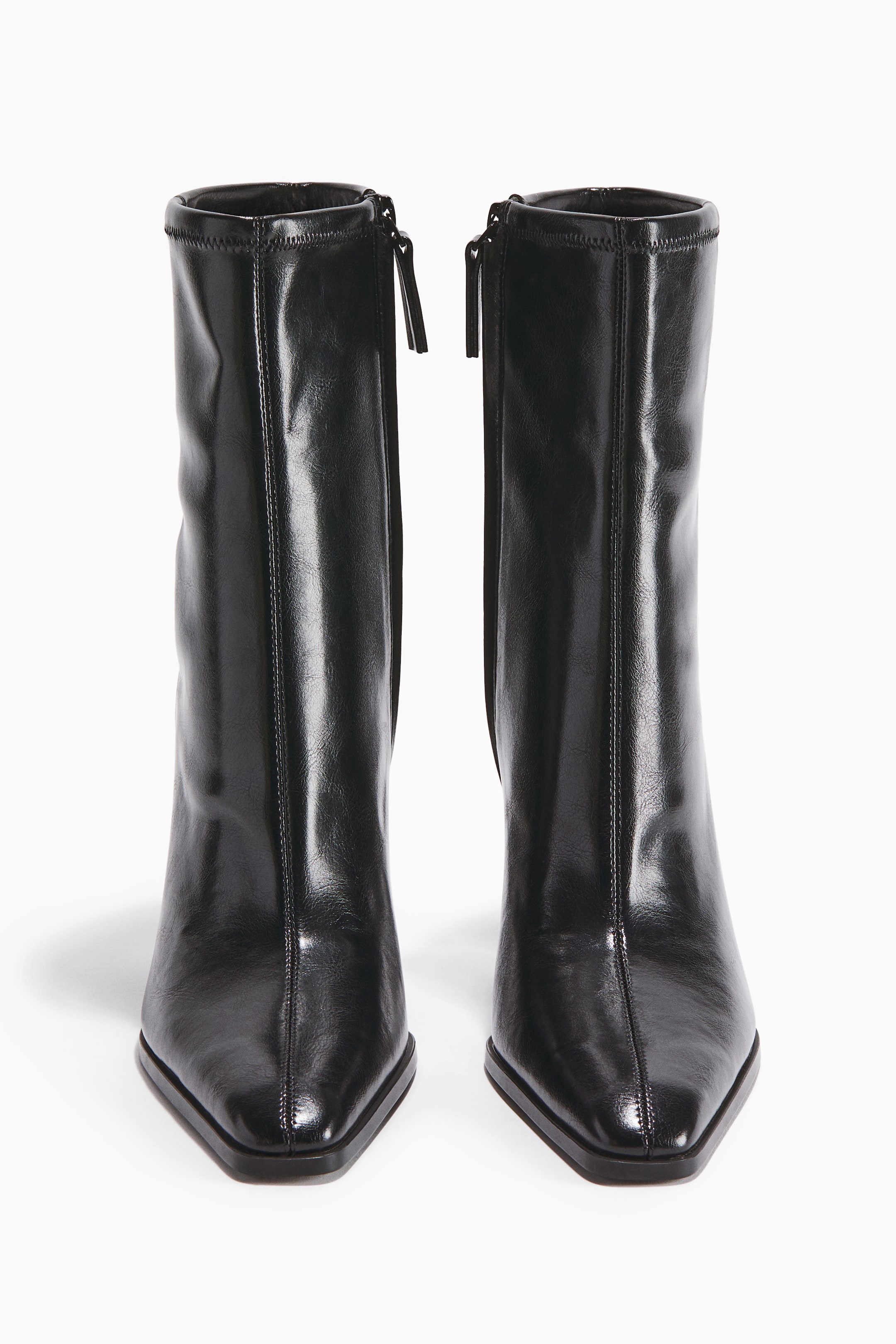 View larger image: Heeled Sock Boots - Black - Ladies | H&M US 5
