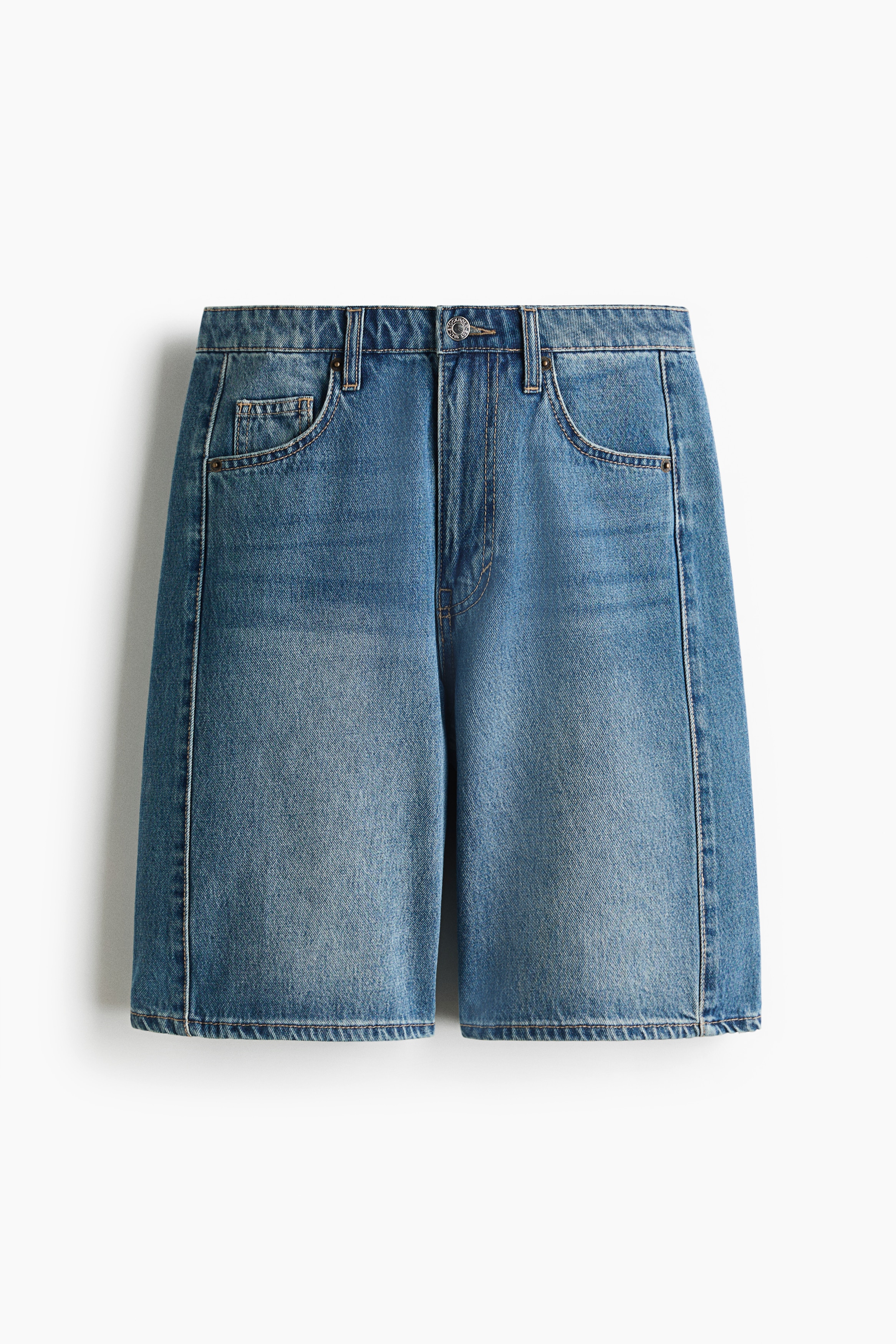 Short Bermuda en denim - Bleu denim/Bleu denim clair
