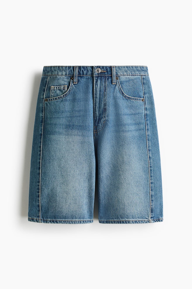Denim Bermuda shorts - Denim blue/Light denim blue - 1