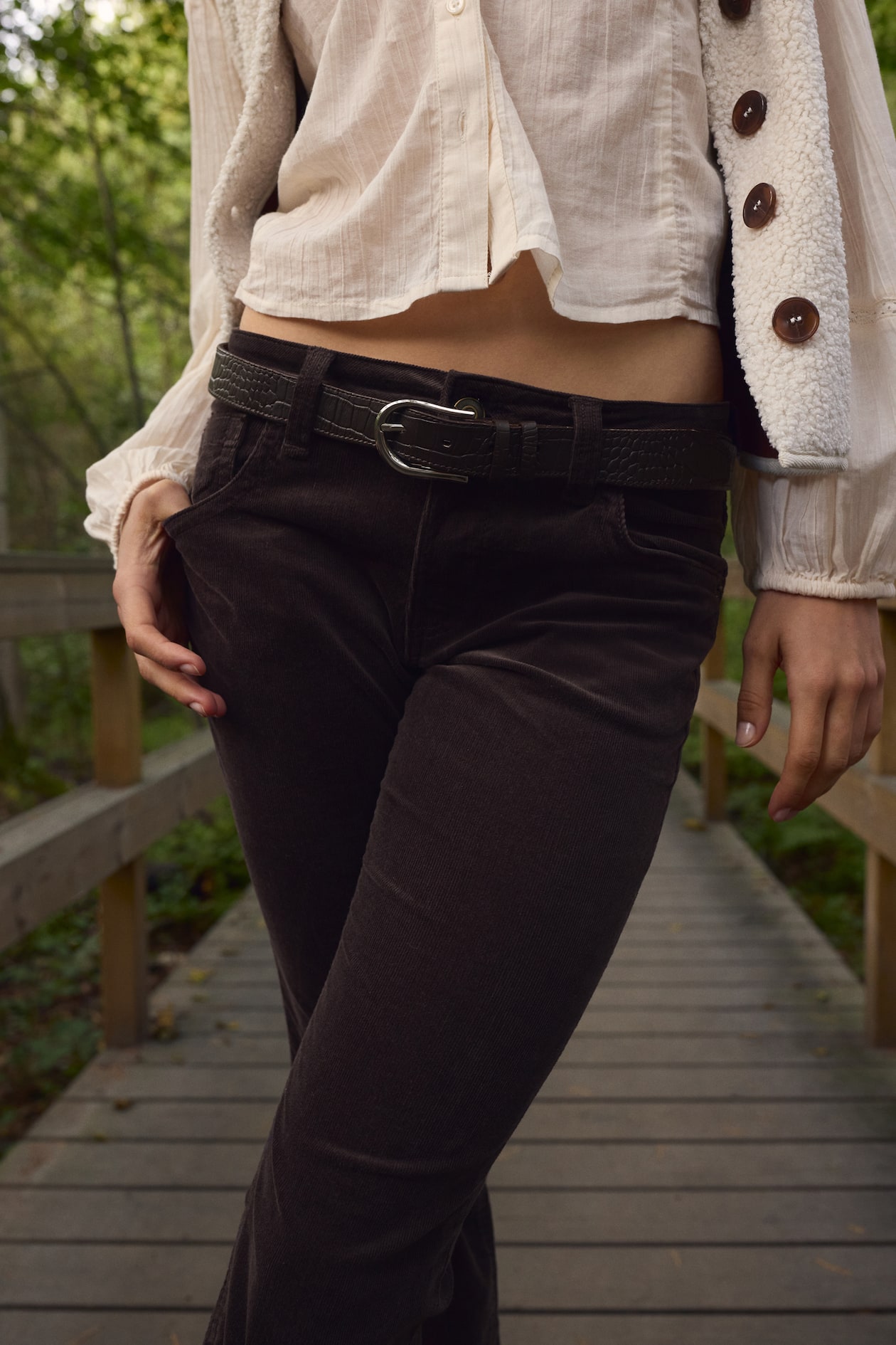 Flared Corduroy Pants - image 5