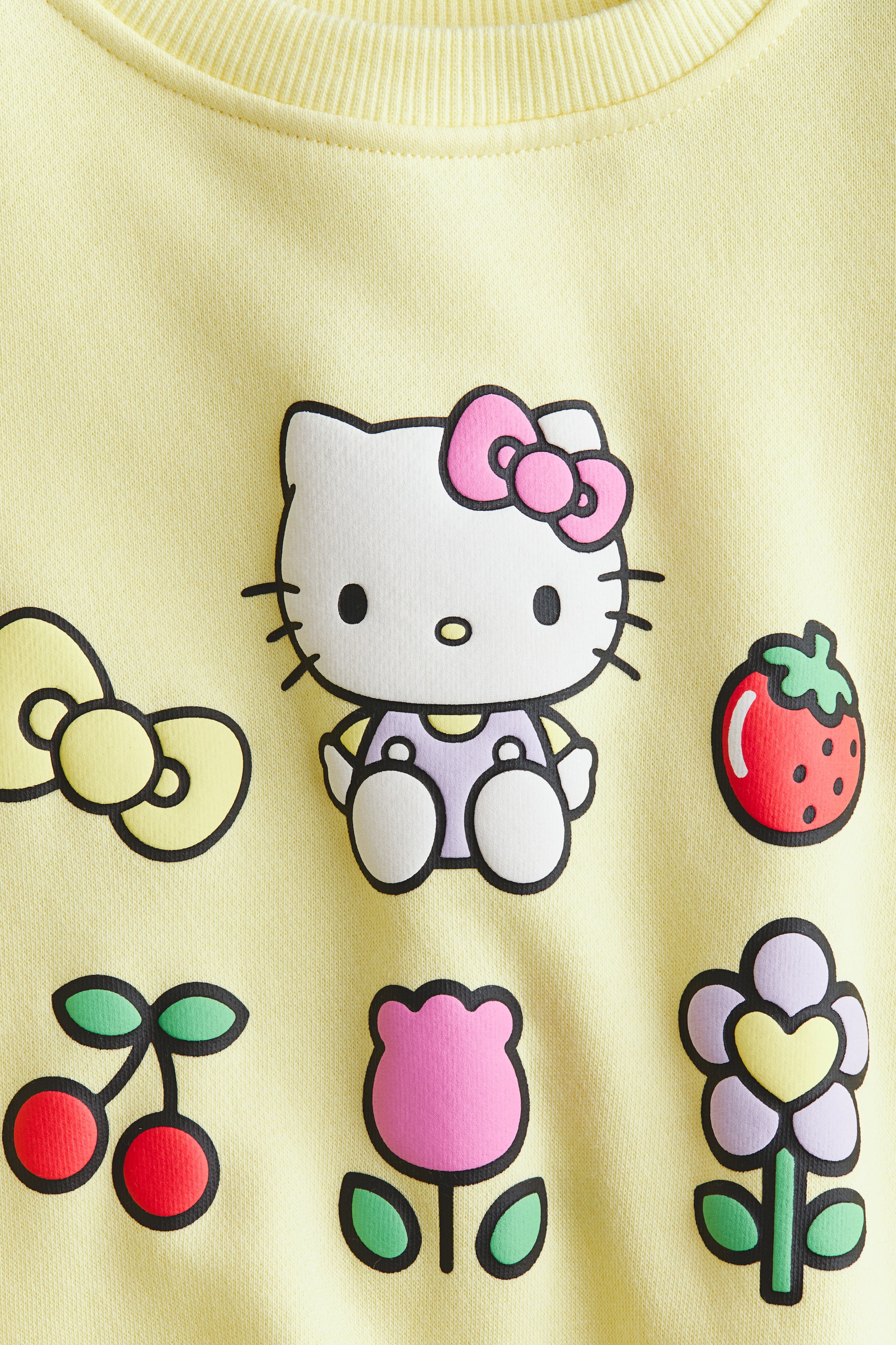 Ampliar la imagen: Sudadera con diseño - Amarillo/Hello Kitty - Kids | H&M MX 4