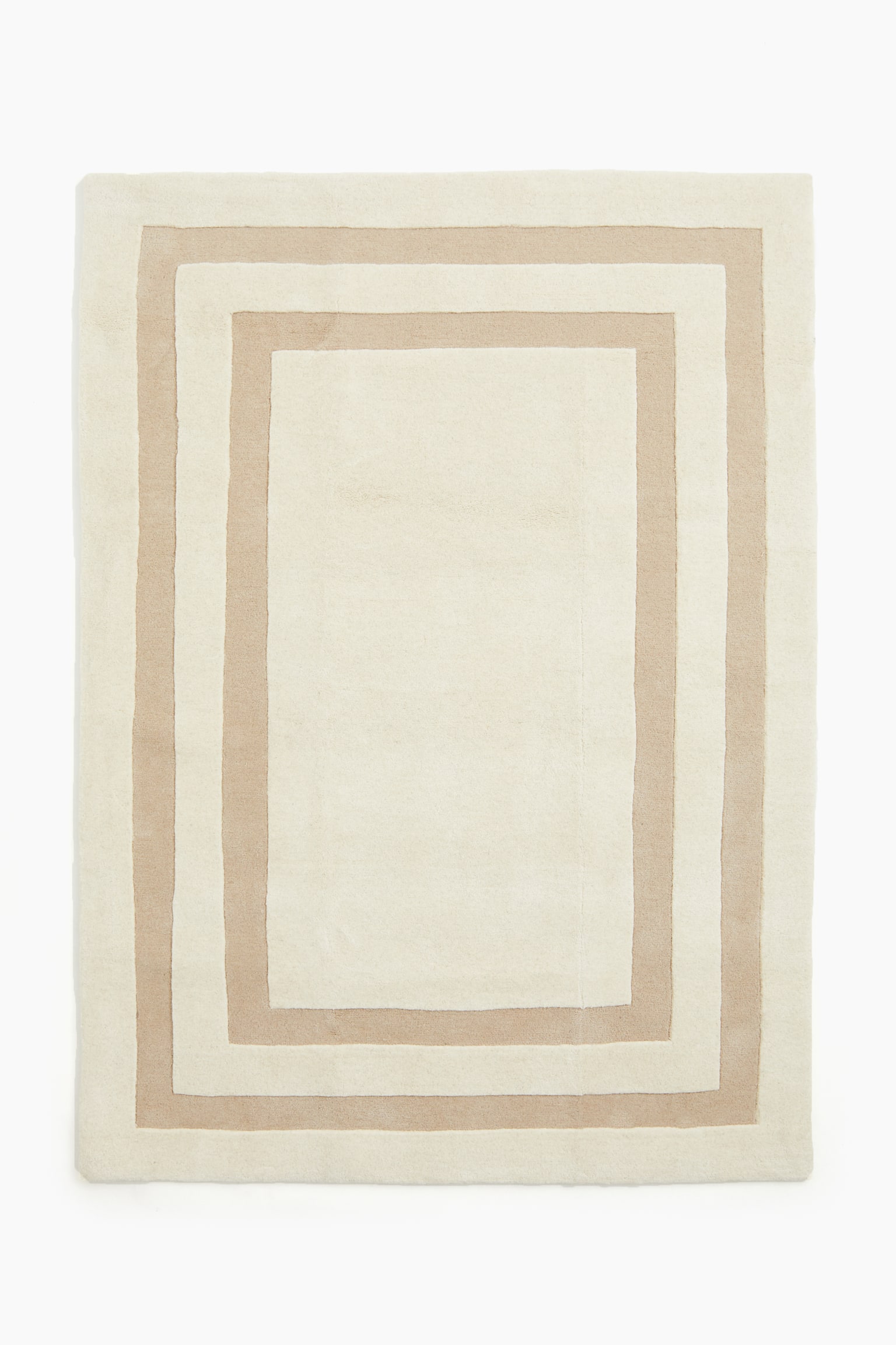 Wool rug - Light beige/Beige