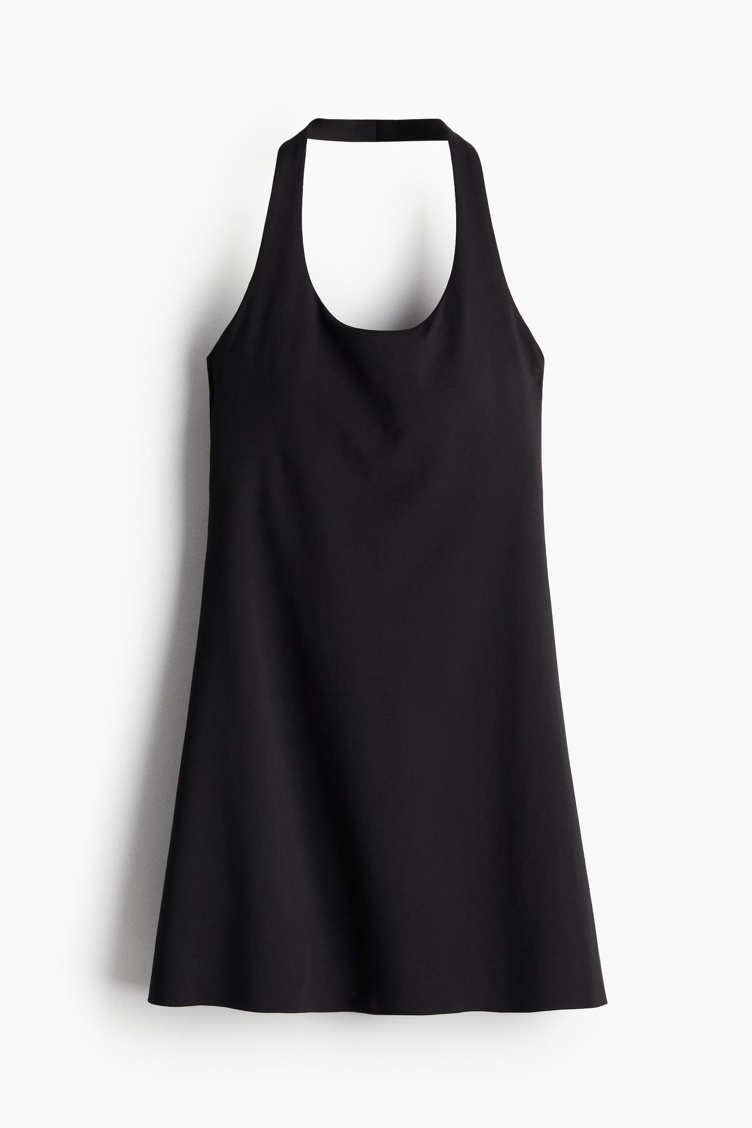 Vestido halterneck de desporto em DryMove™ - Preto - 2