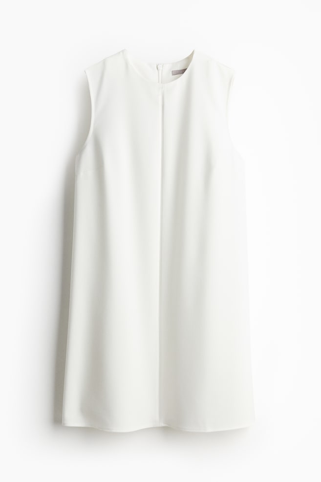 Robe droite - Blanc - 1