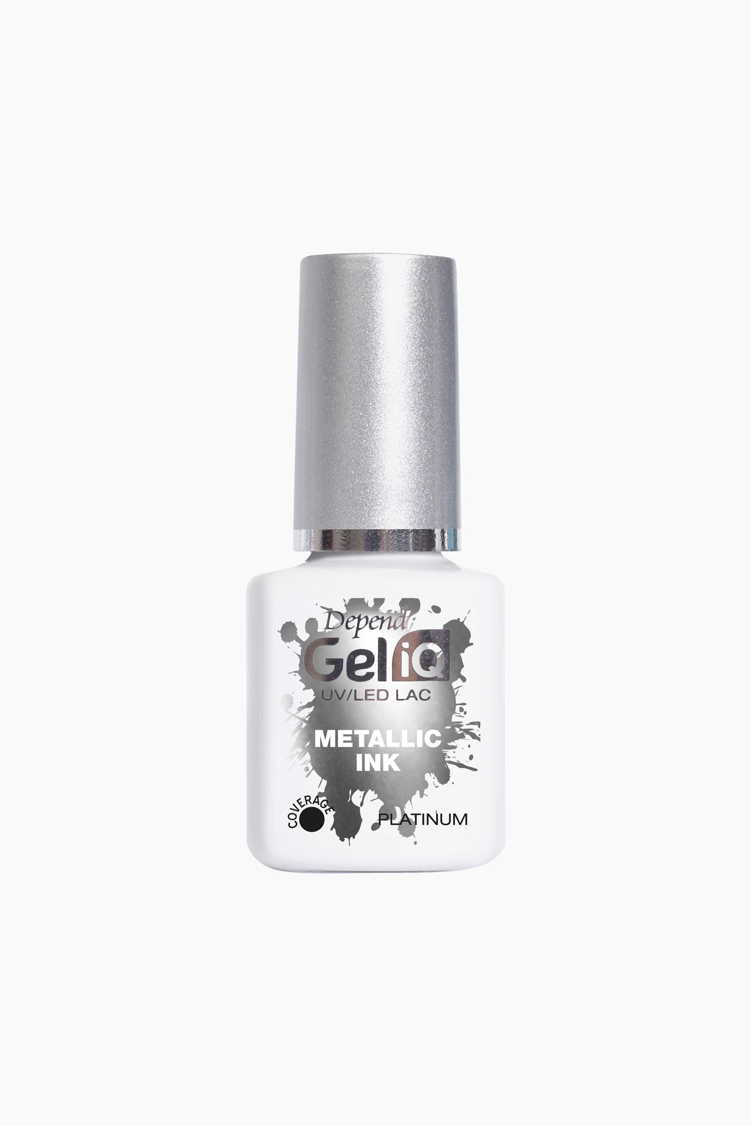 Depend - Geliq Metallic Nail Polish - Metallic Ink Platinum