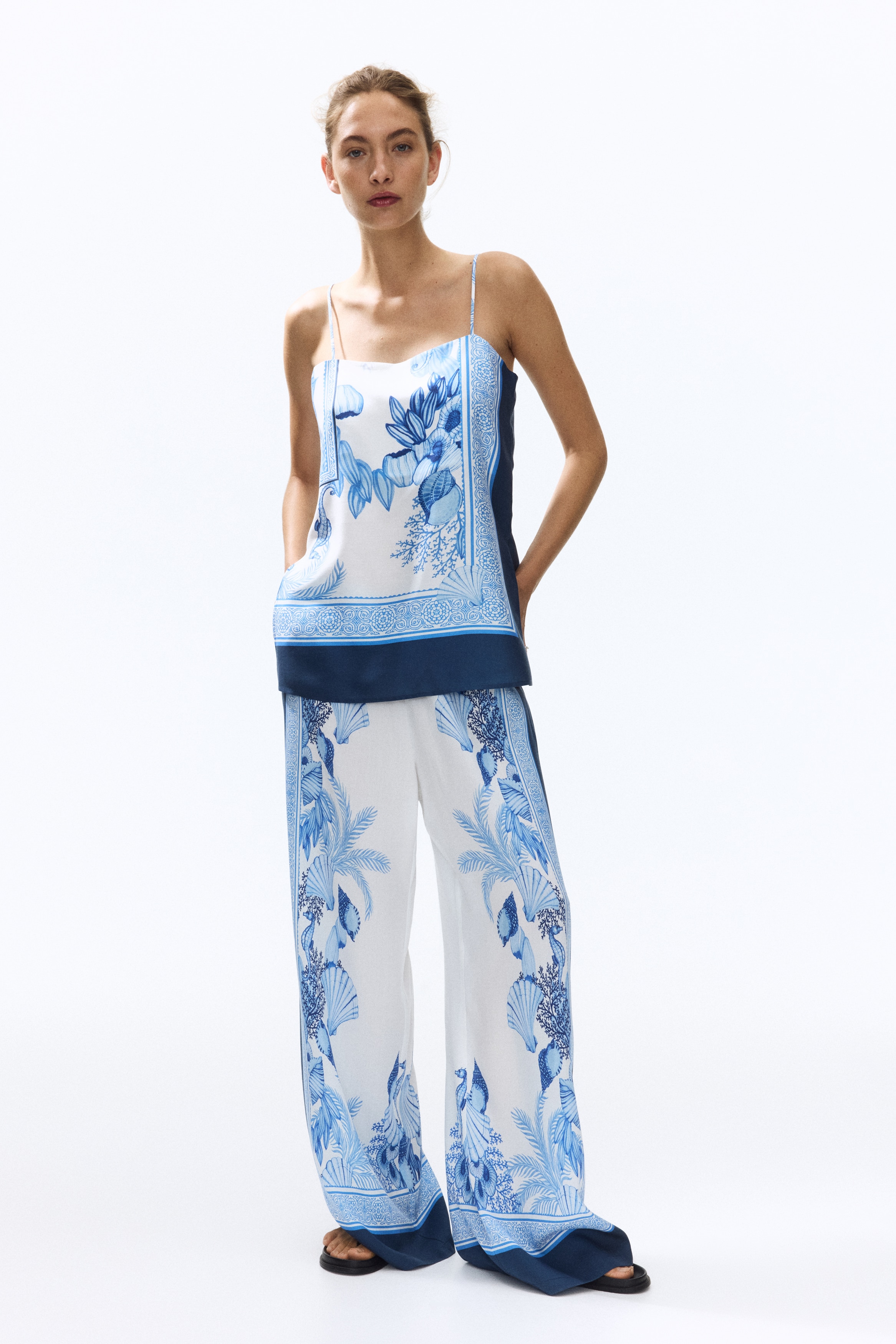Wide-Leg Lyocell Pants from H&M - $39.99
