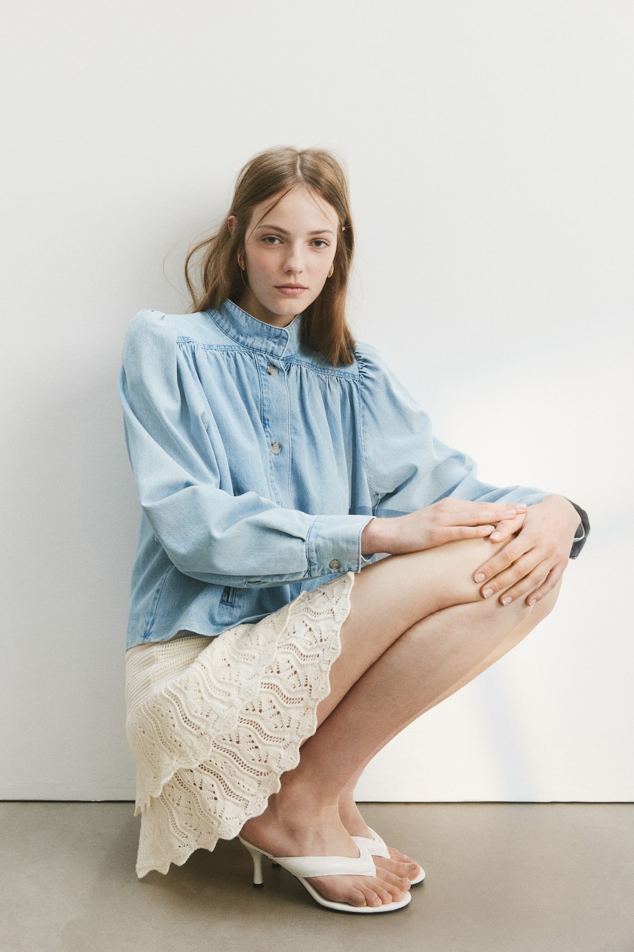 Crochet-Look Tiered Skirt - image 4