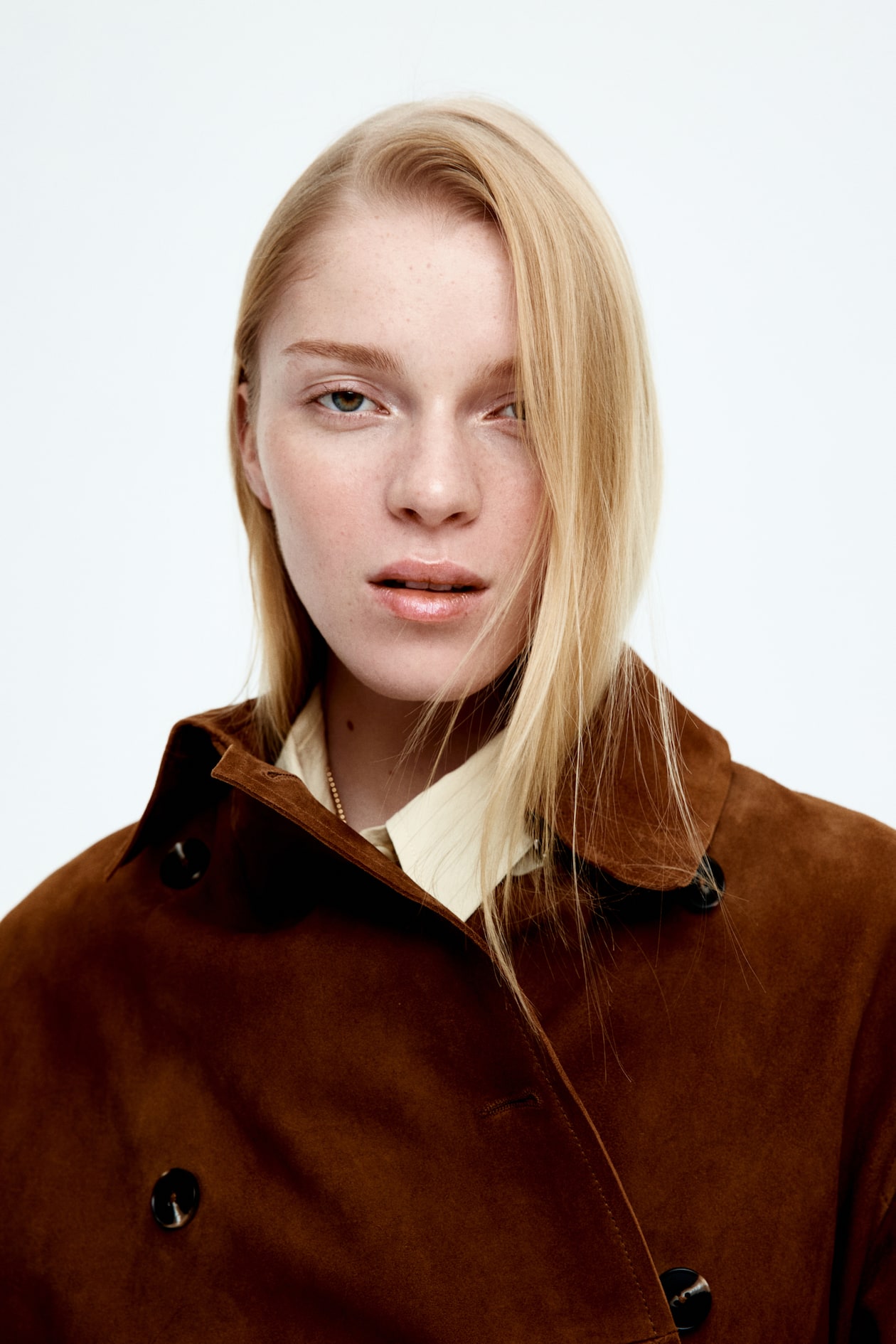 Giacca scamosciata a doppio petto Marrone DONNA H&M IT