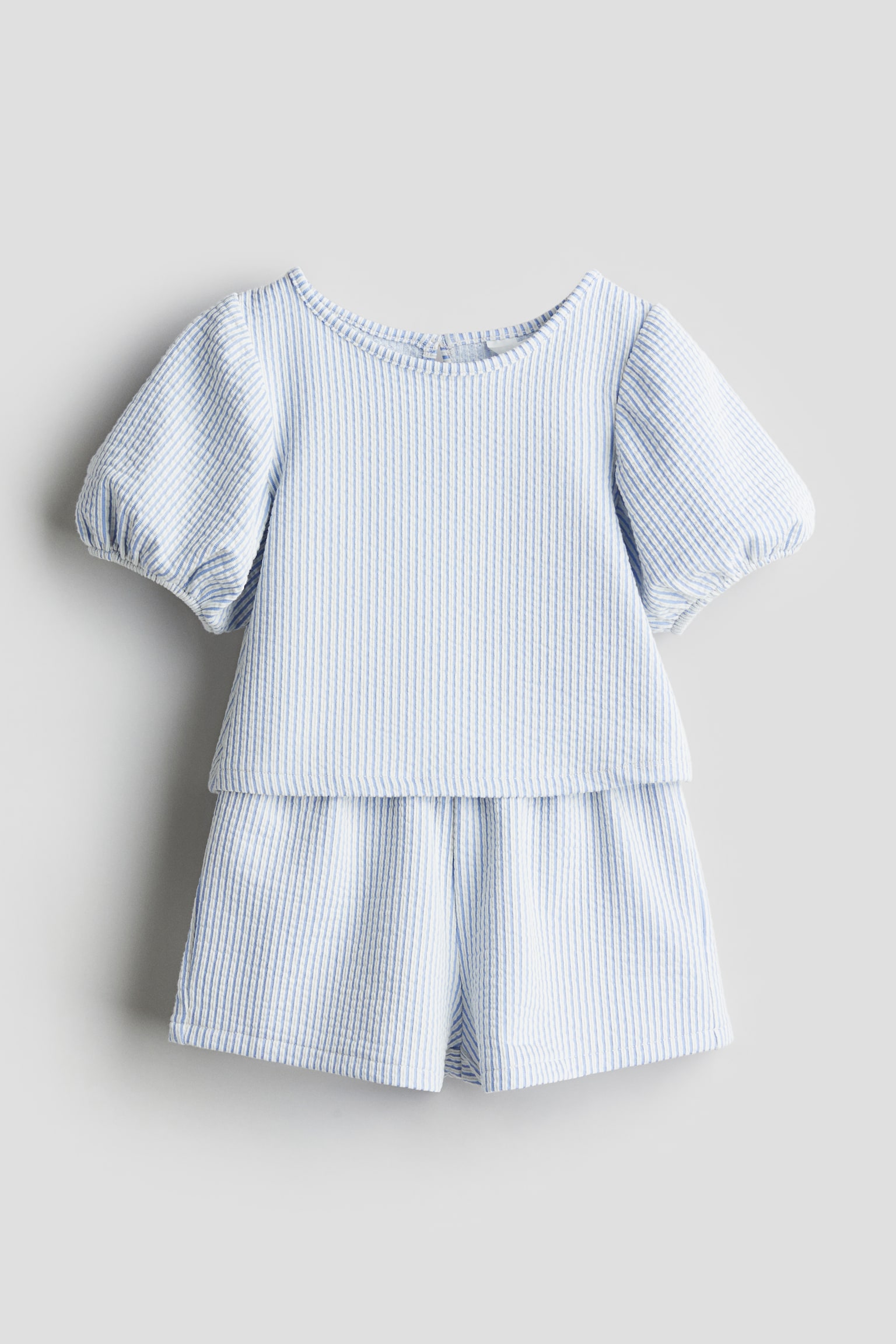 2-piece set - Light blue/Striped/Light blue - 1