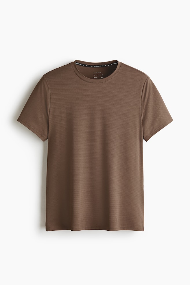 Mesh Sports T-Shirt with DryMove™ - Brown/Natural white/Teal/Black/Matcha green/Chocolate plum/Light burgundy/Gray melange/Dark green/patterned/Gray melange/Dark blue/Beige - 1