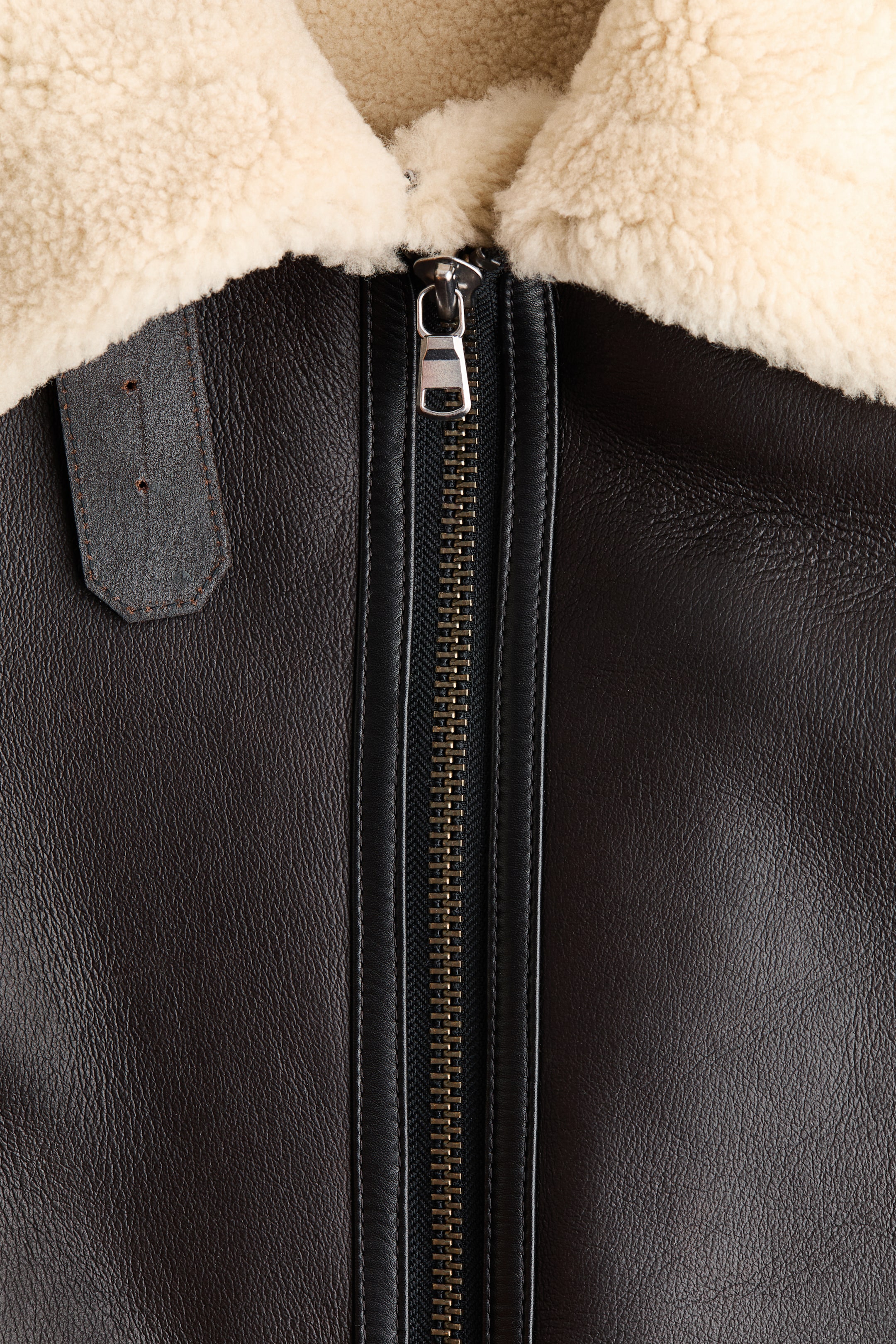 Leather Shearling Jacket