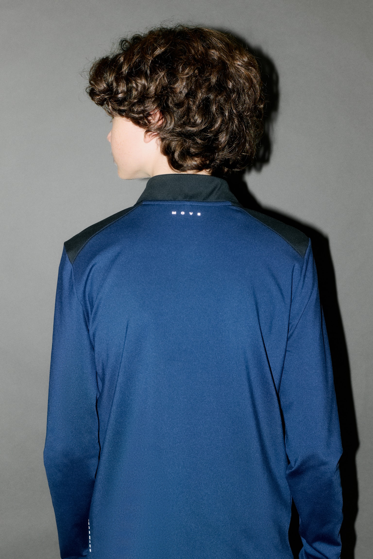 Mid layer football top with DryMove™ - Dark blue/Black - 4
