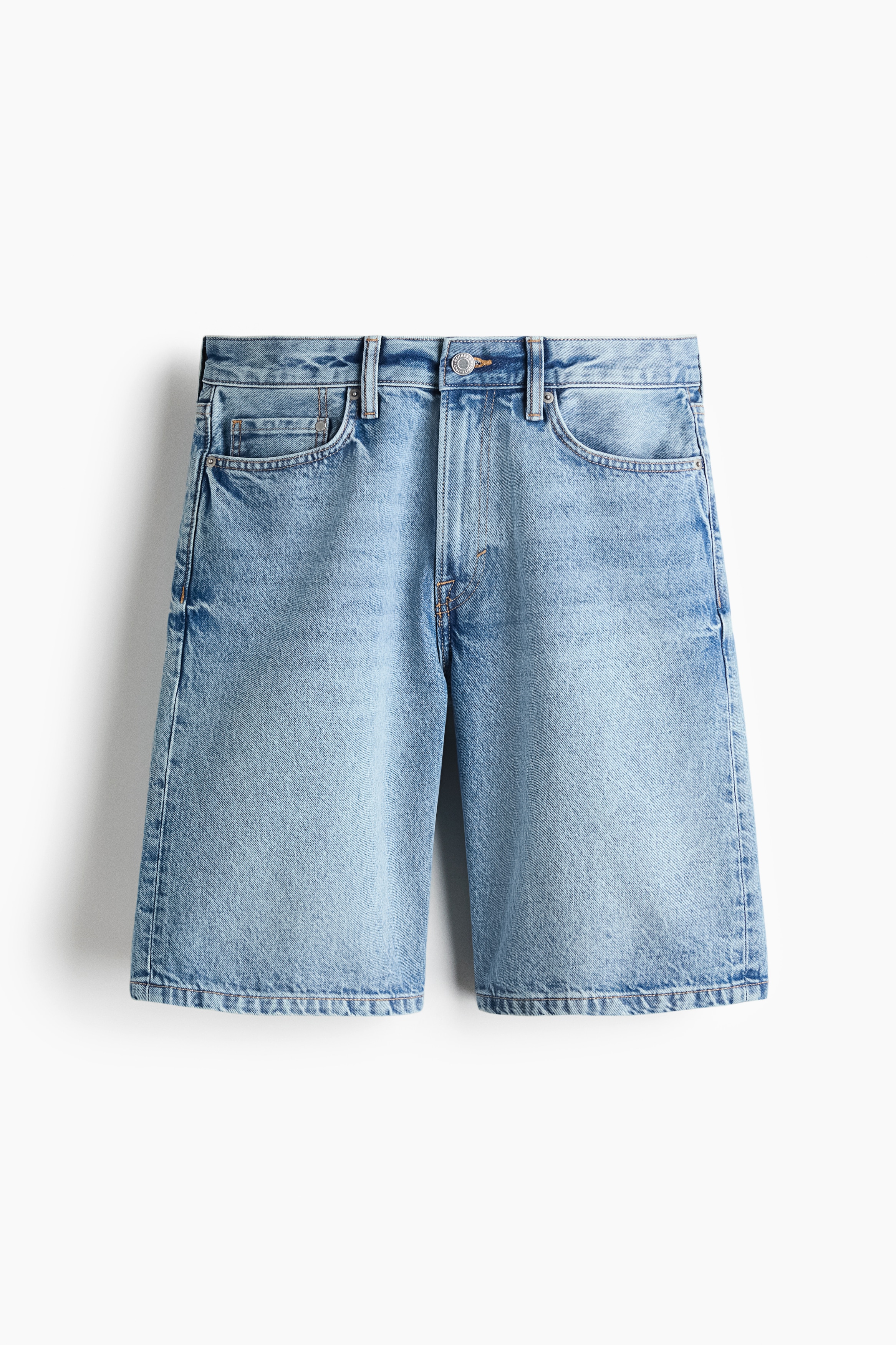Lässige Denimshorts - Denimblau/Dunkles Denimblau/Helles Denimgrau