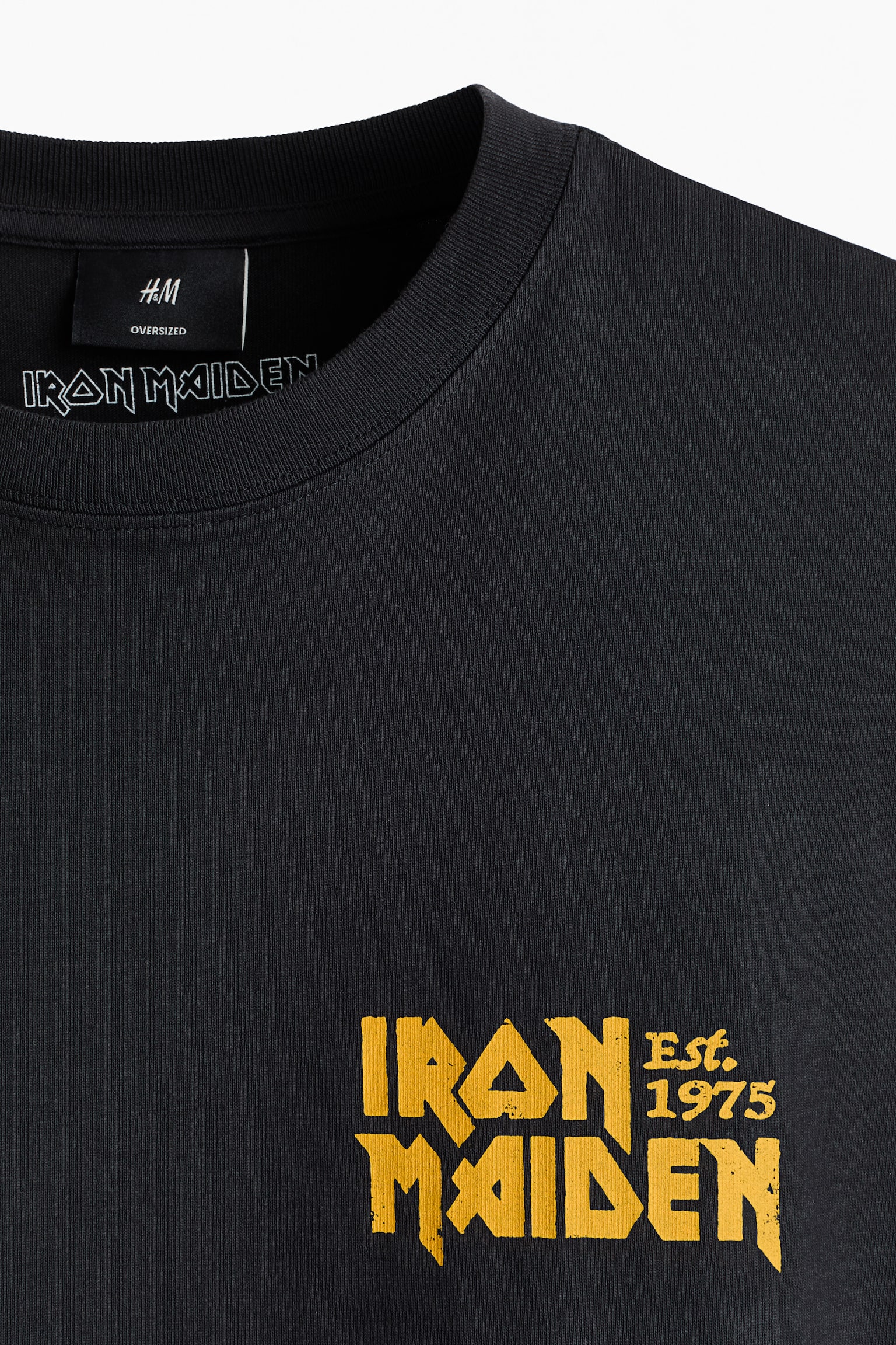 Oversized Fit T-shirt - Black/Iron Maiden/Black/NASCAR/White/NBA/Black/Guns N' Roses/Black/NBA/White/Nas/White/NBA/Cream/Red Hot Chili Peppers/Black/The Notorious B.I.G. - 5