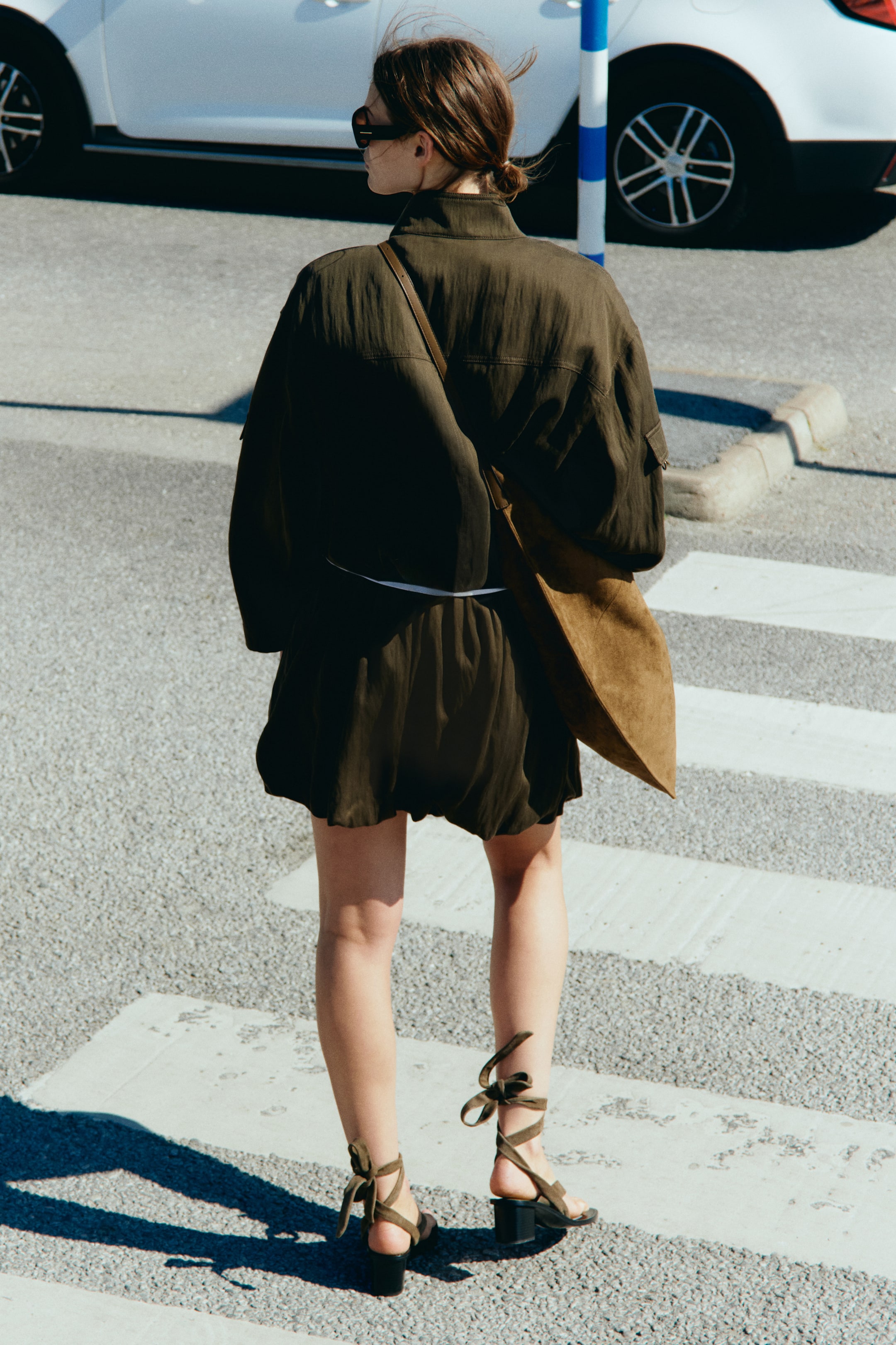 Bubble-Hem Skirt