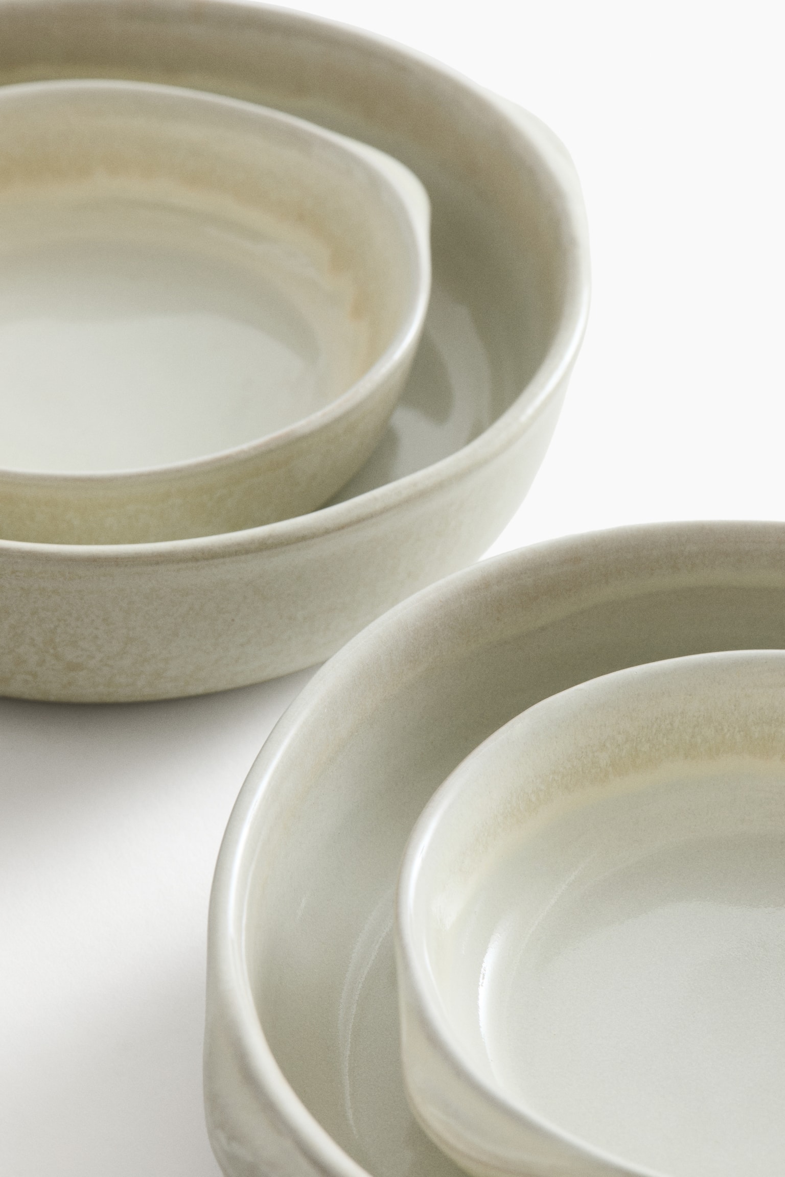 Ensemble de plats de cuisson 2 pièces - Blanc - 5