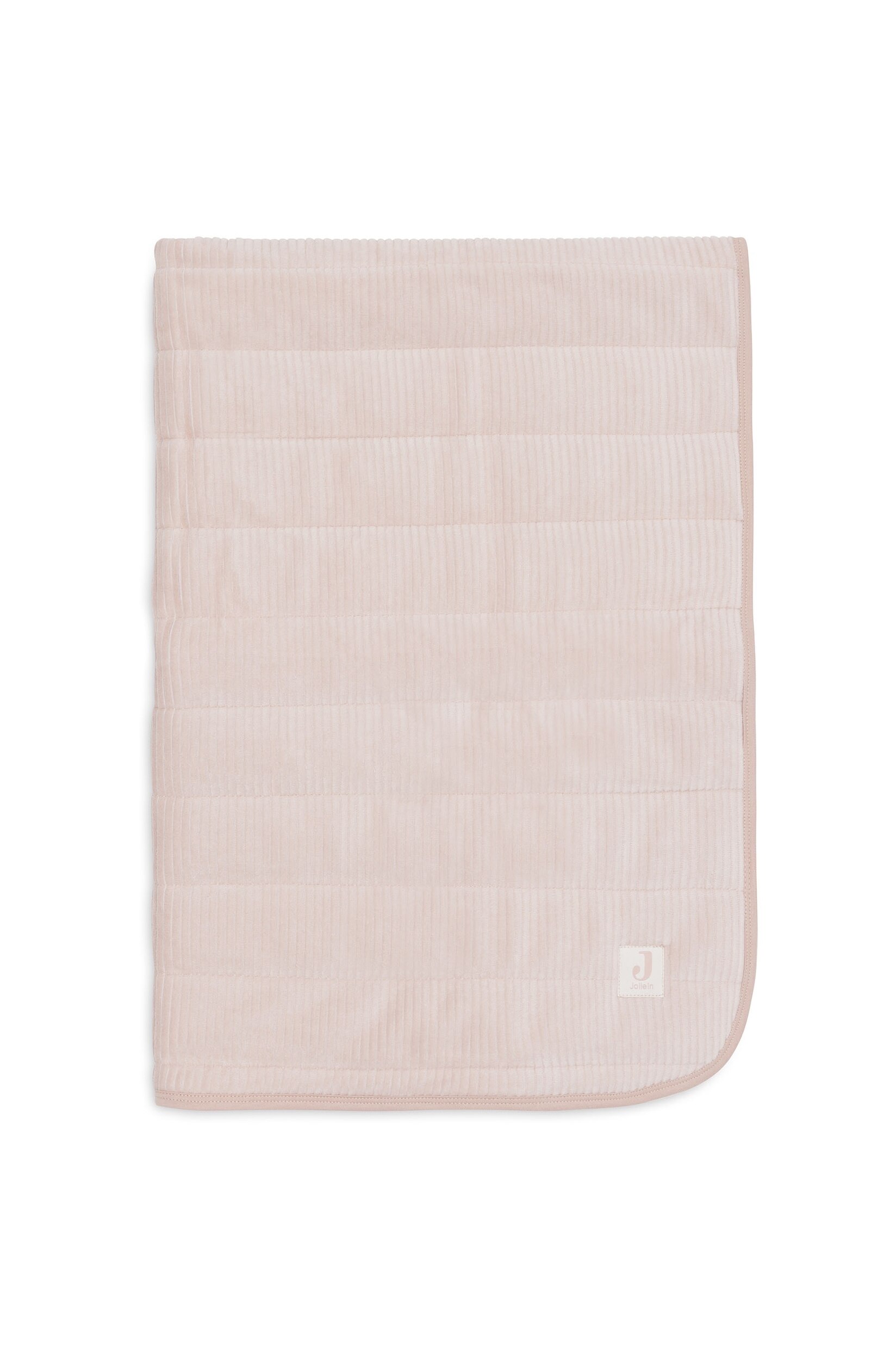 Jollein - Couverture 75x100cm - Velvet Rib - Velvet Rib/wild Rose - size: 75x100