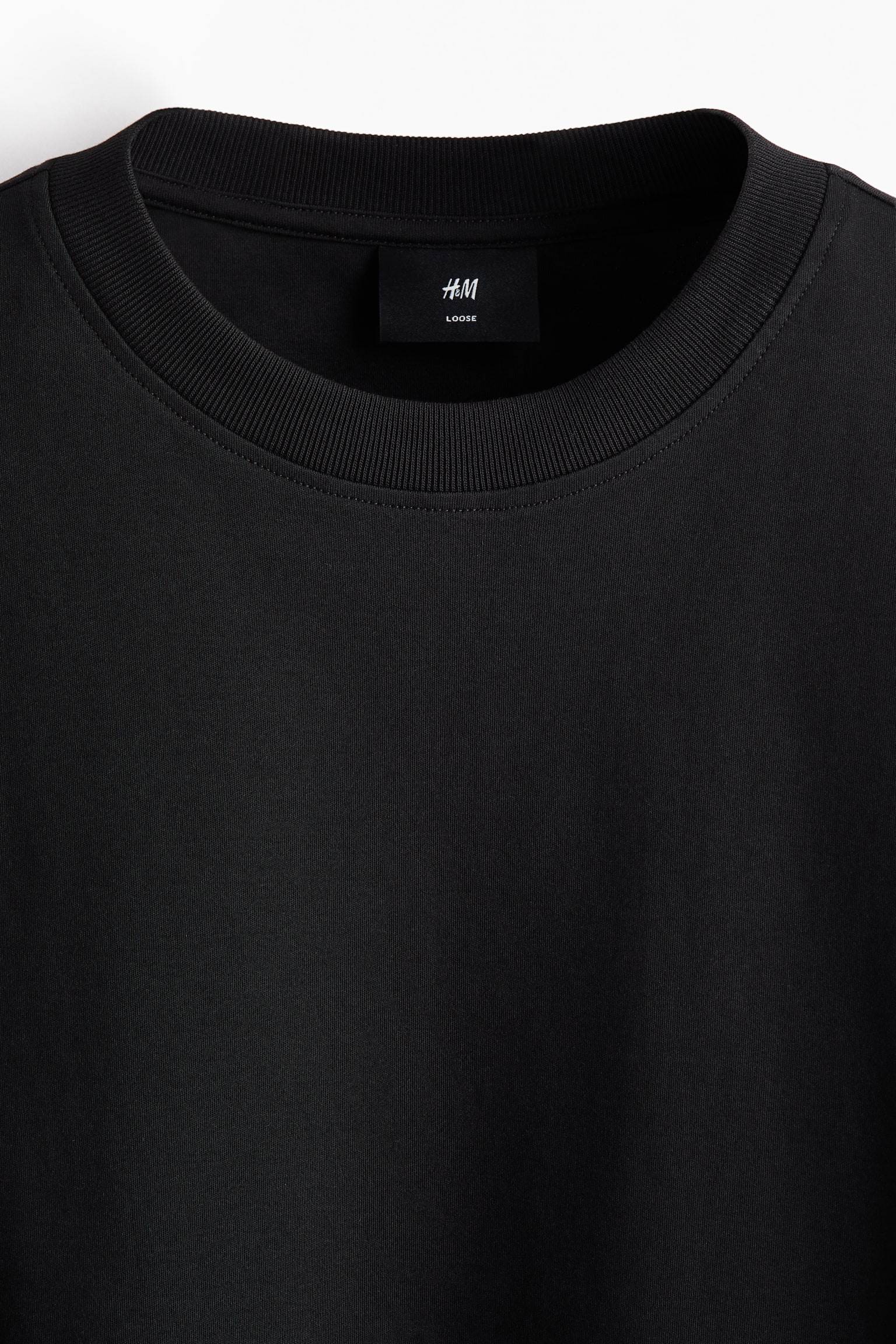 טישירט Oversized Fit - שחור - 2